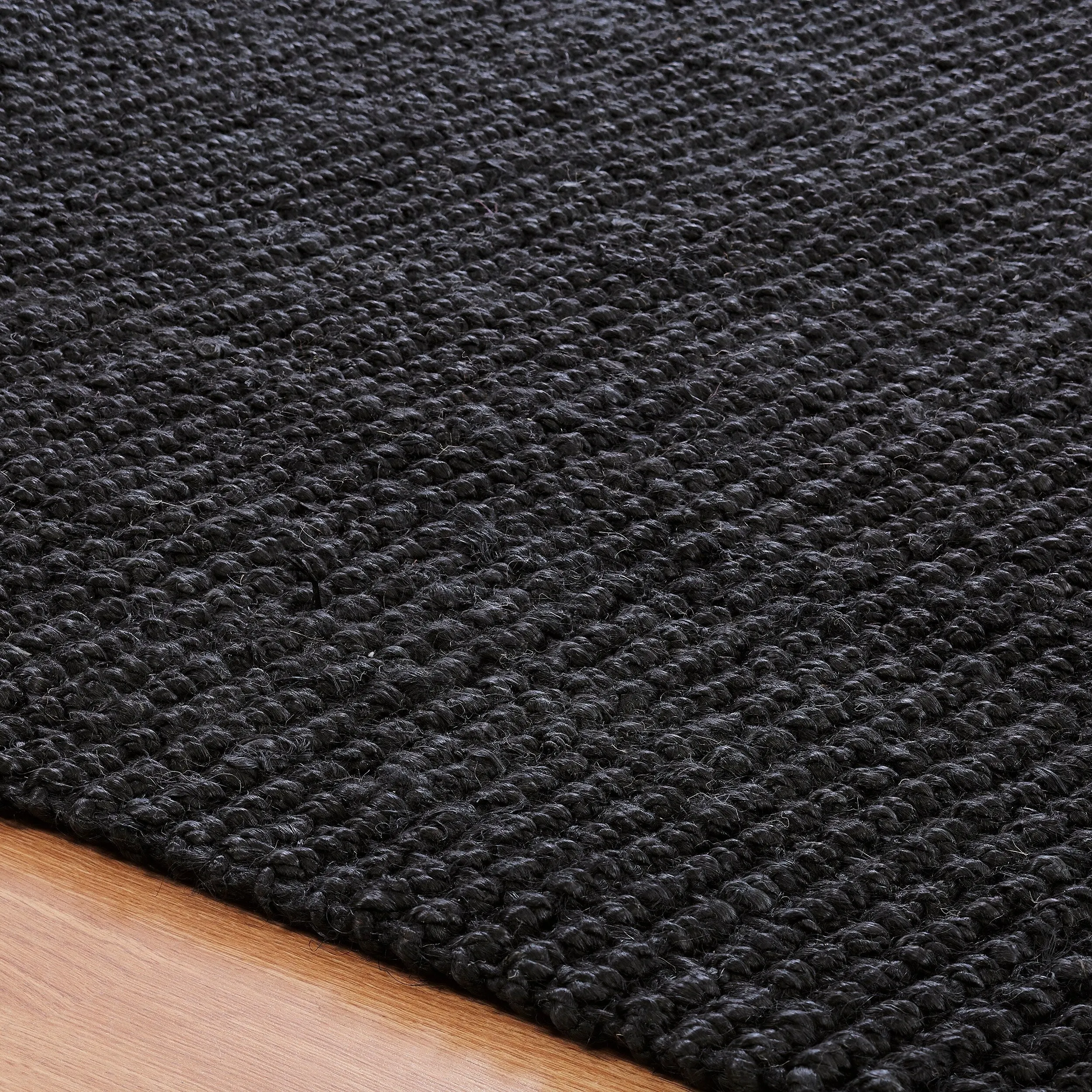 Superior Modern Coastal Rustic Handwoven Braided Jute Indoor Area Rug