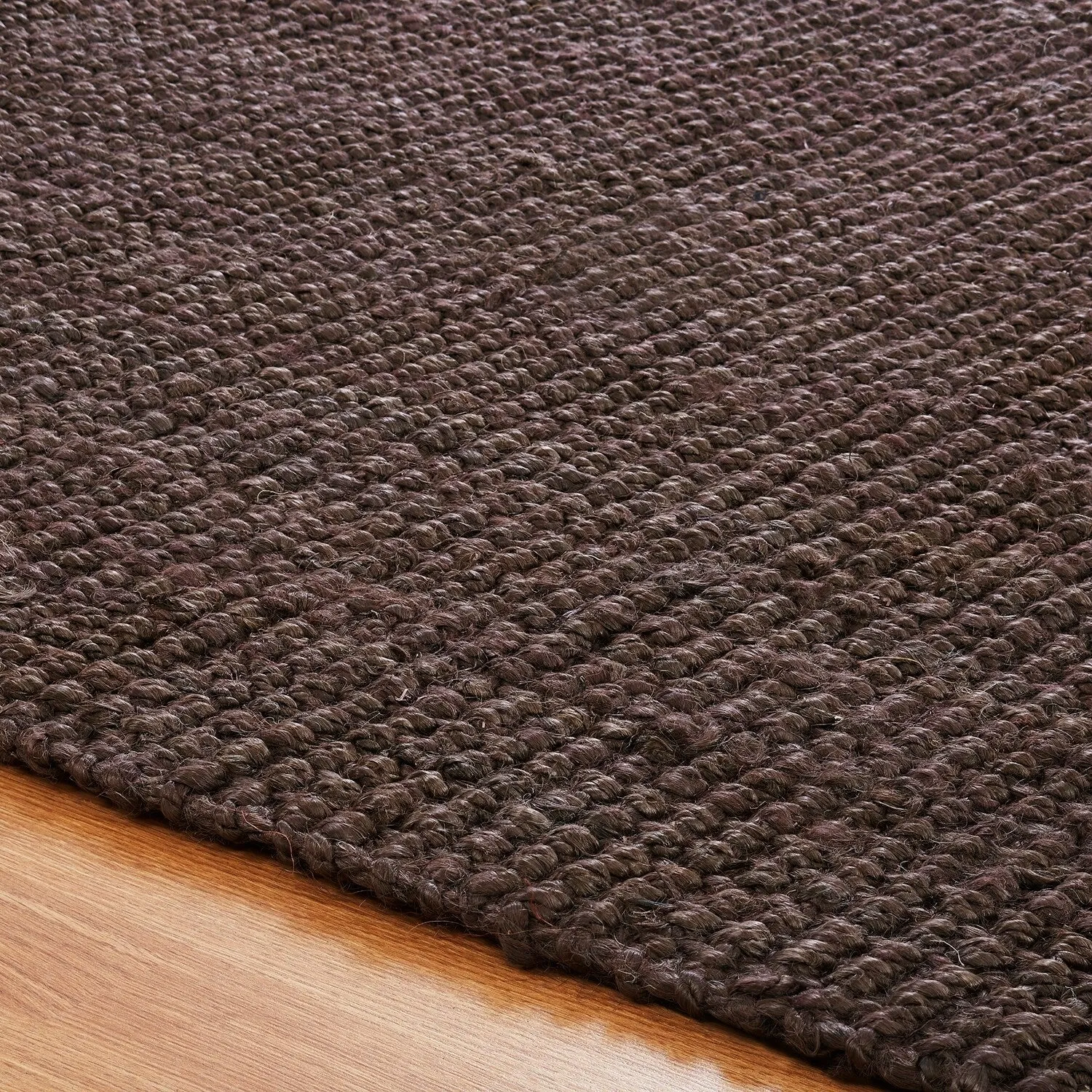 Superior Modern Coastal Rustic Handwoven Braided Jute Indoor Area Rug