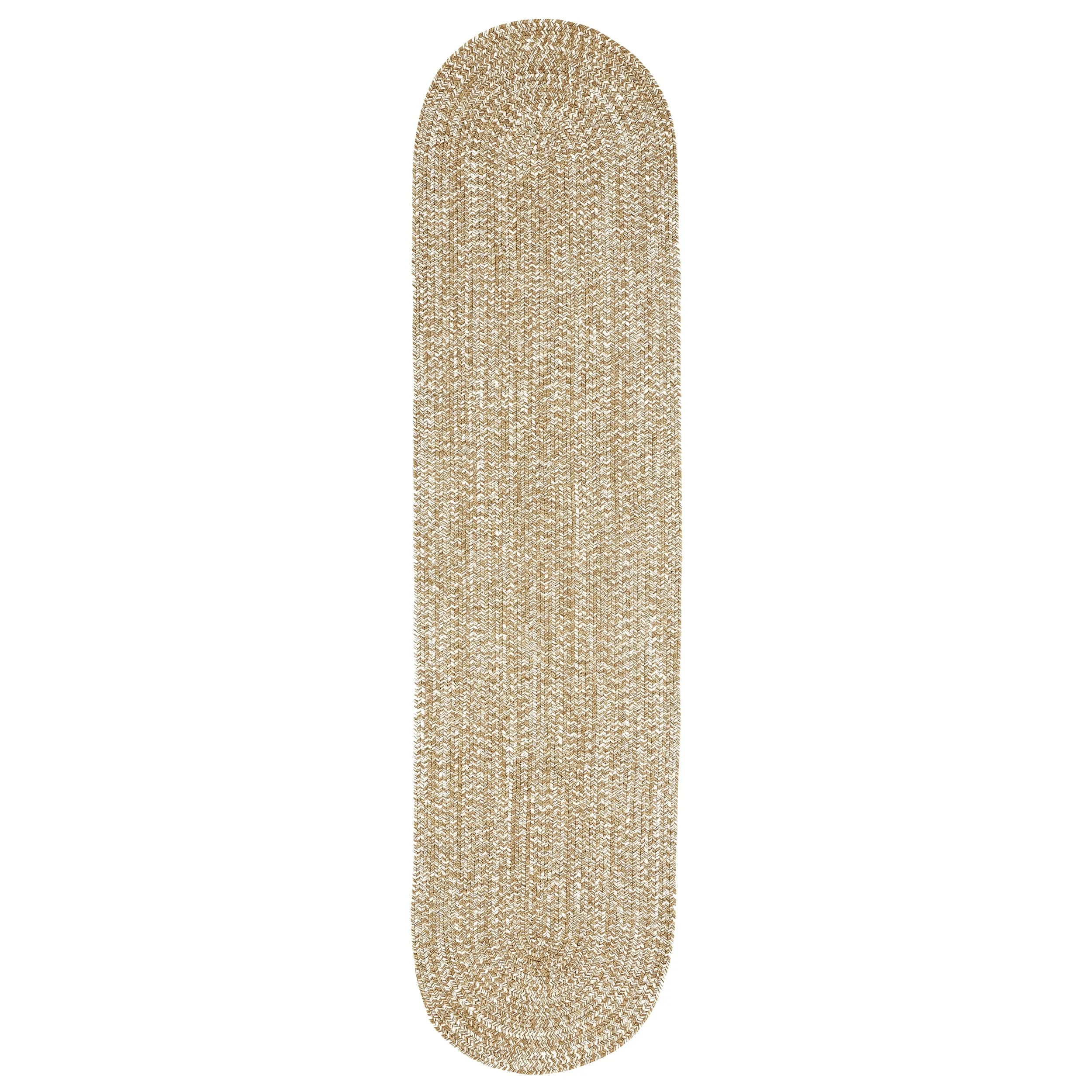 Superior Modern Rustic Bohemian Reversible Multi-Tone Braided Indoor Outdoor Area Rug