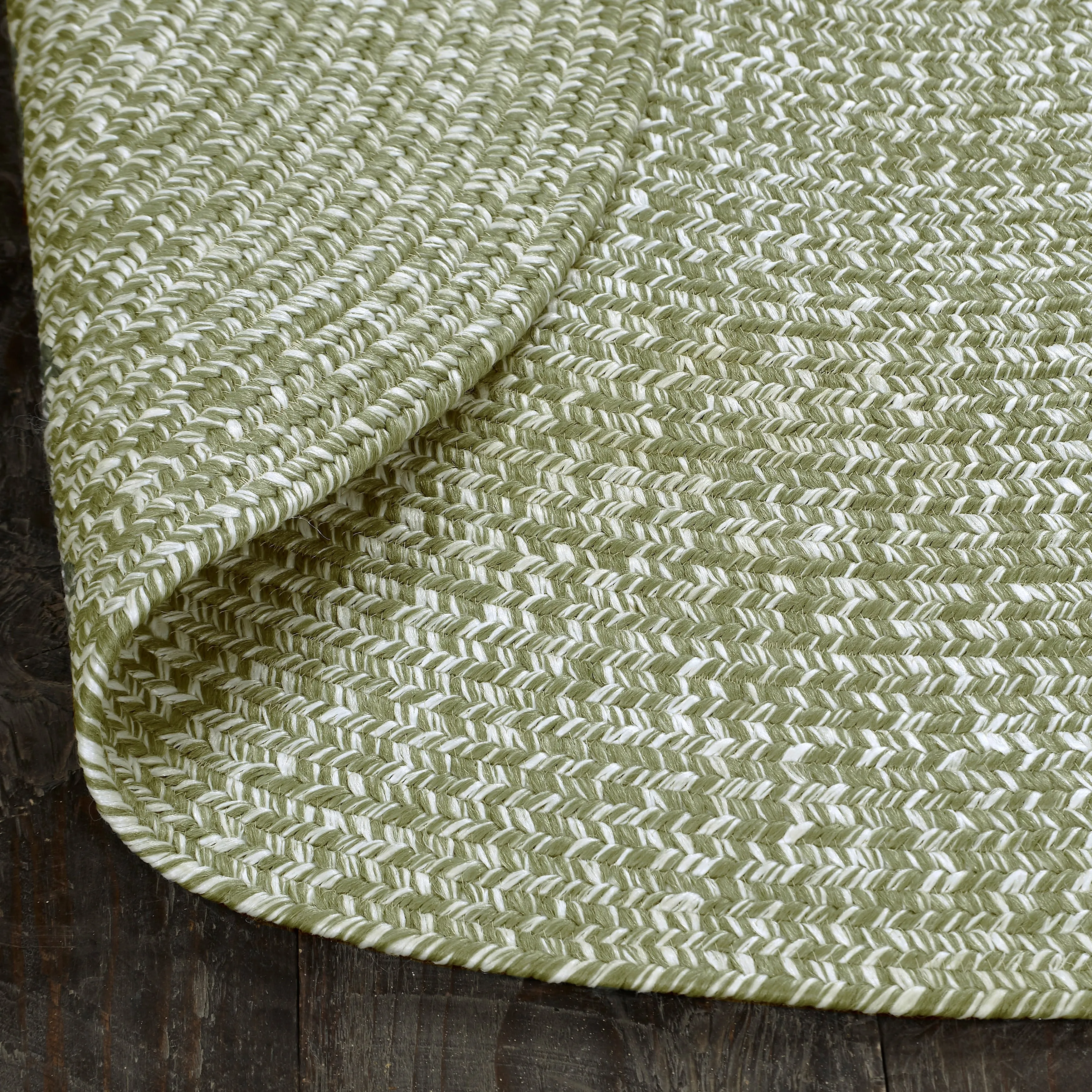 Superior Modern Rustic Bohemian Reversible Multi-Tone Braided Indoor Outdoor Area Rug