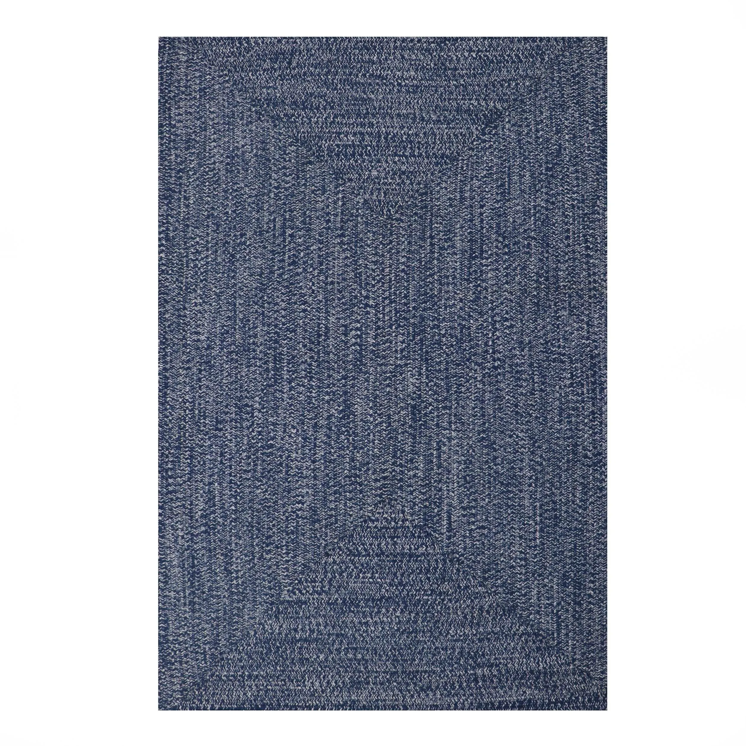 Superior Modern Rustic Bohemian Reversible Multi-Tone Braided Indoor Outdoor Area Rug