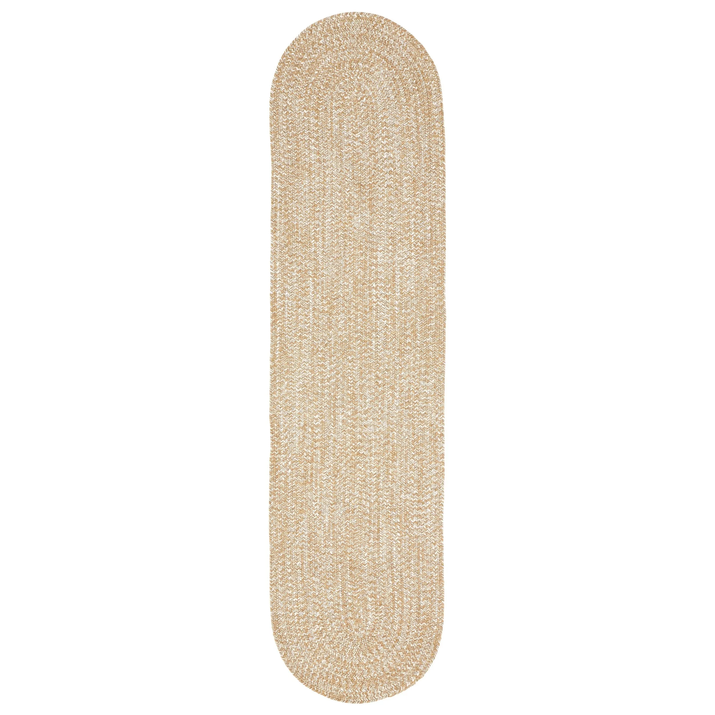 Superior Modern Rustic Bohemian Reversible Multi-Tone Braided Indoor Outdoor Area Rug