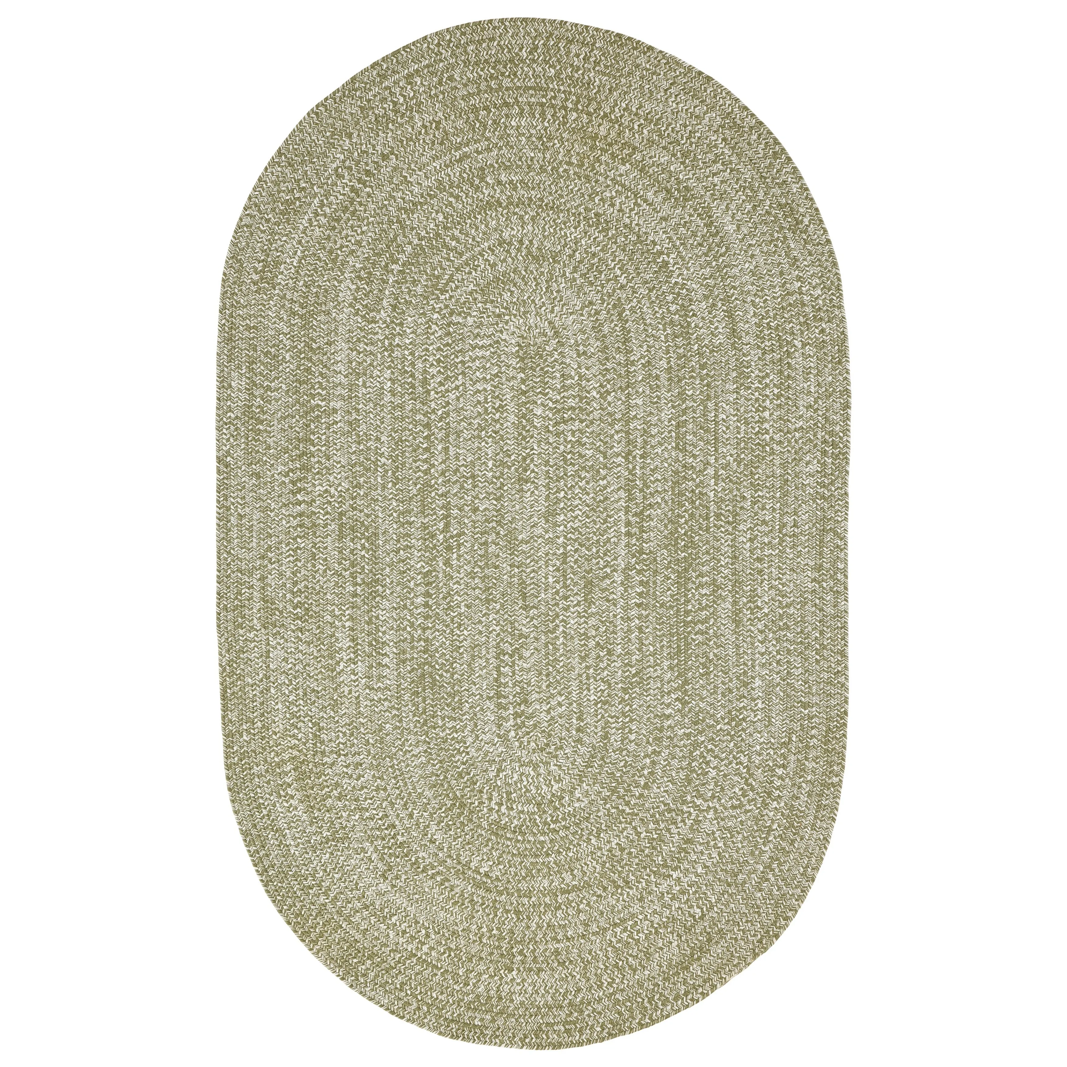 Superior Modern Rustic Bohemian Reversible Multi-Tone Braided Indoor Outdoor Area Rug
