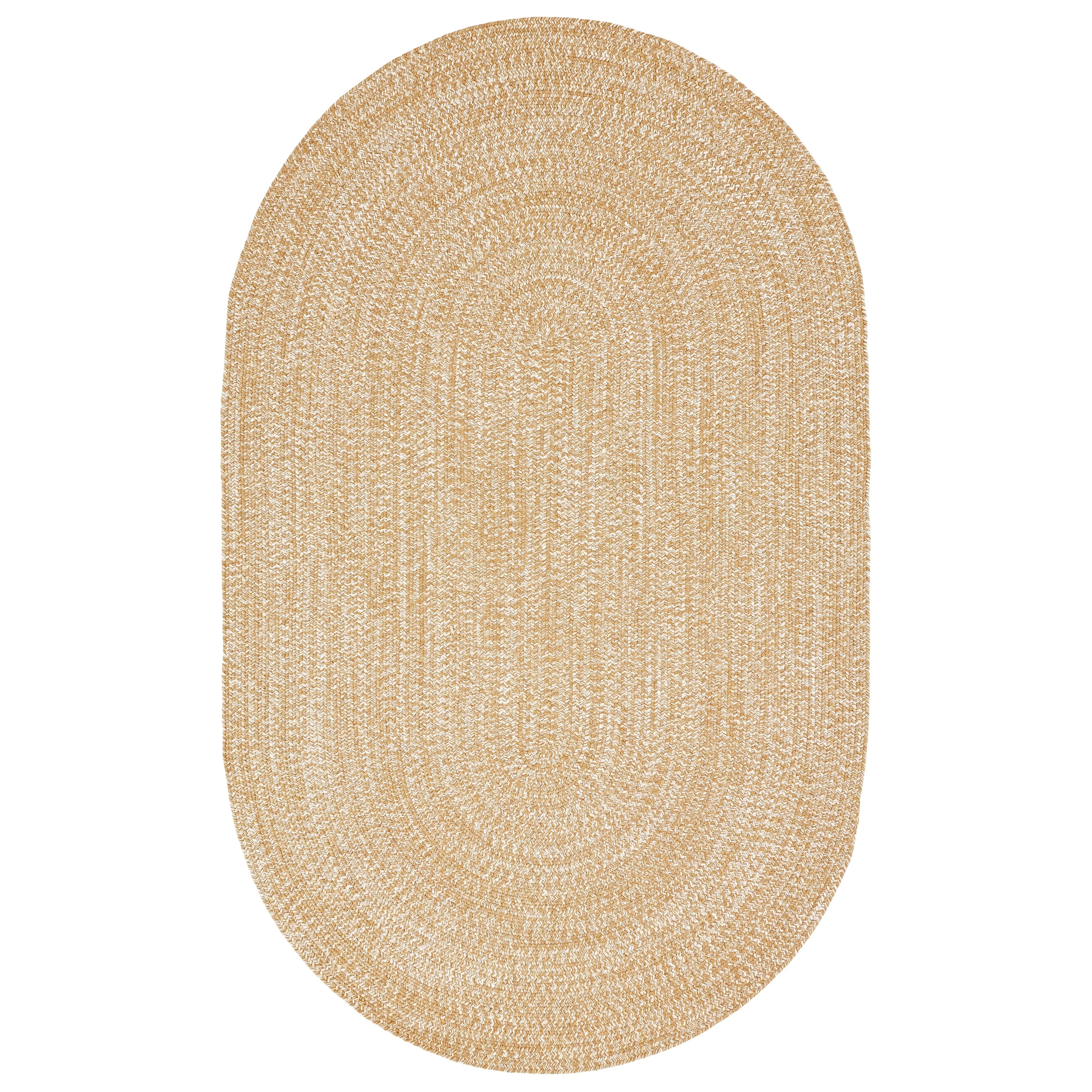 Superior Modern Rustic Bohemian Reversible Multi-Tone Braided Indoor Outdoor Area Rug