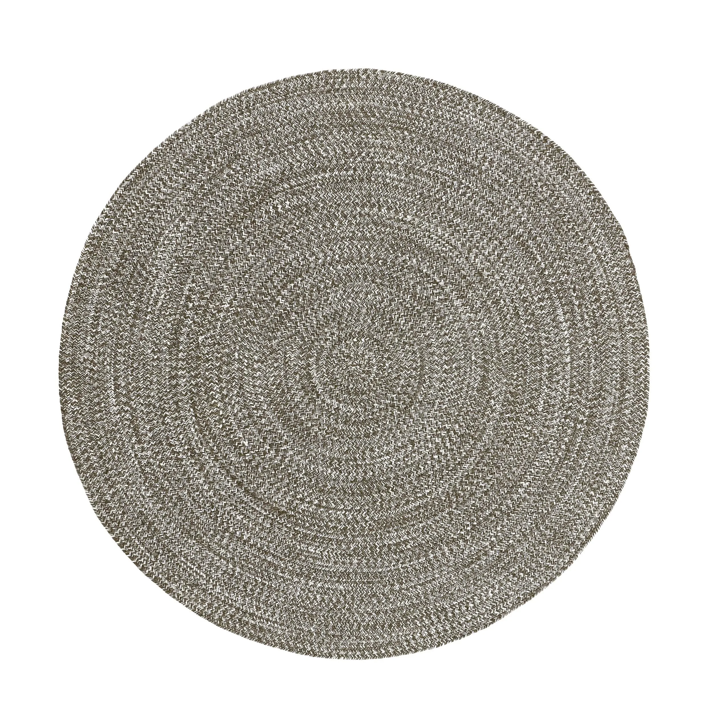 Superior Modern Rustic Bohemian Reversible Multi-Tone Braided Indoor Outdoor Area Rug