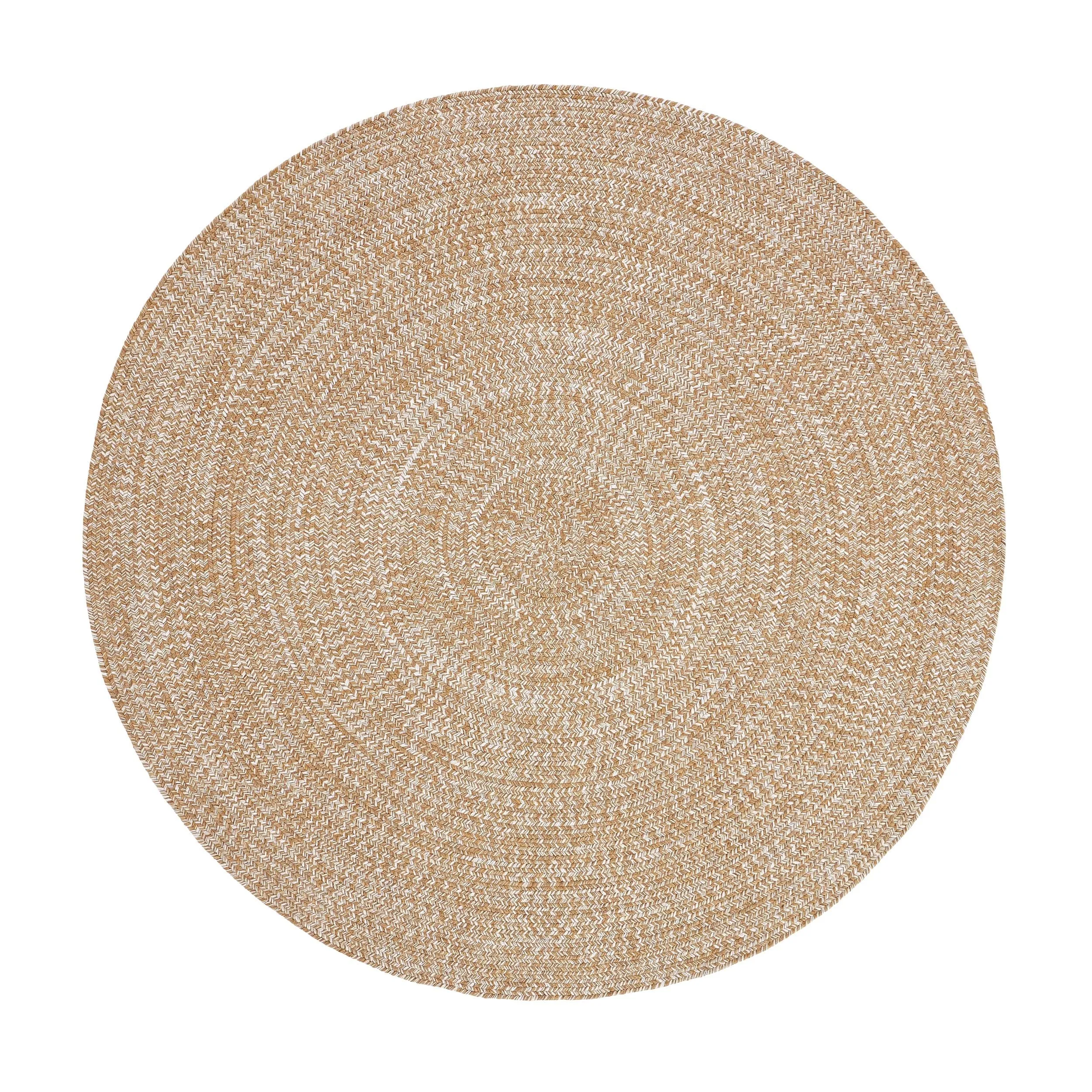Superior Modern Rustic Bohemian Reversible Multi-Tone Braided Indoor Outdoor Area Rug