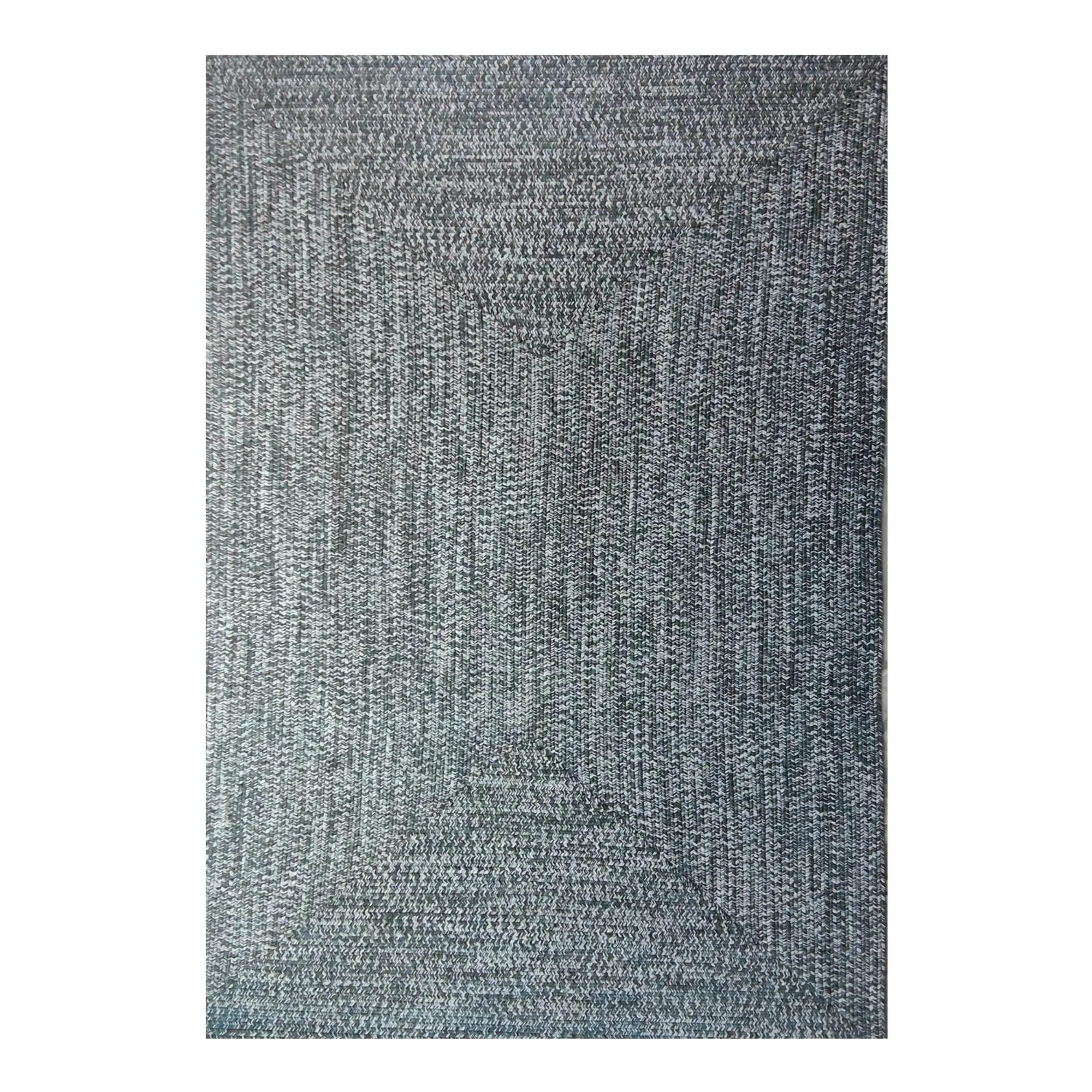 Superior Modern Rustic Bohemian Reversible Multi-Tone Braided Indoor Outdoor Area Rug