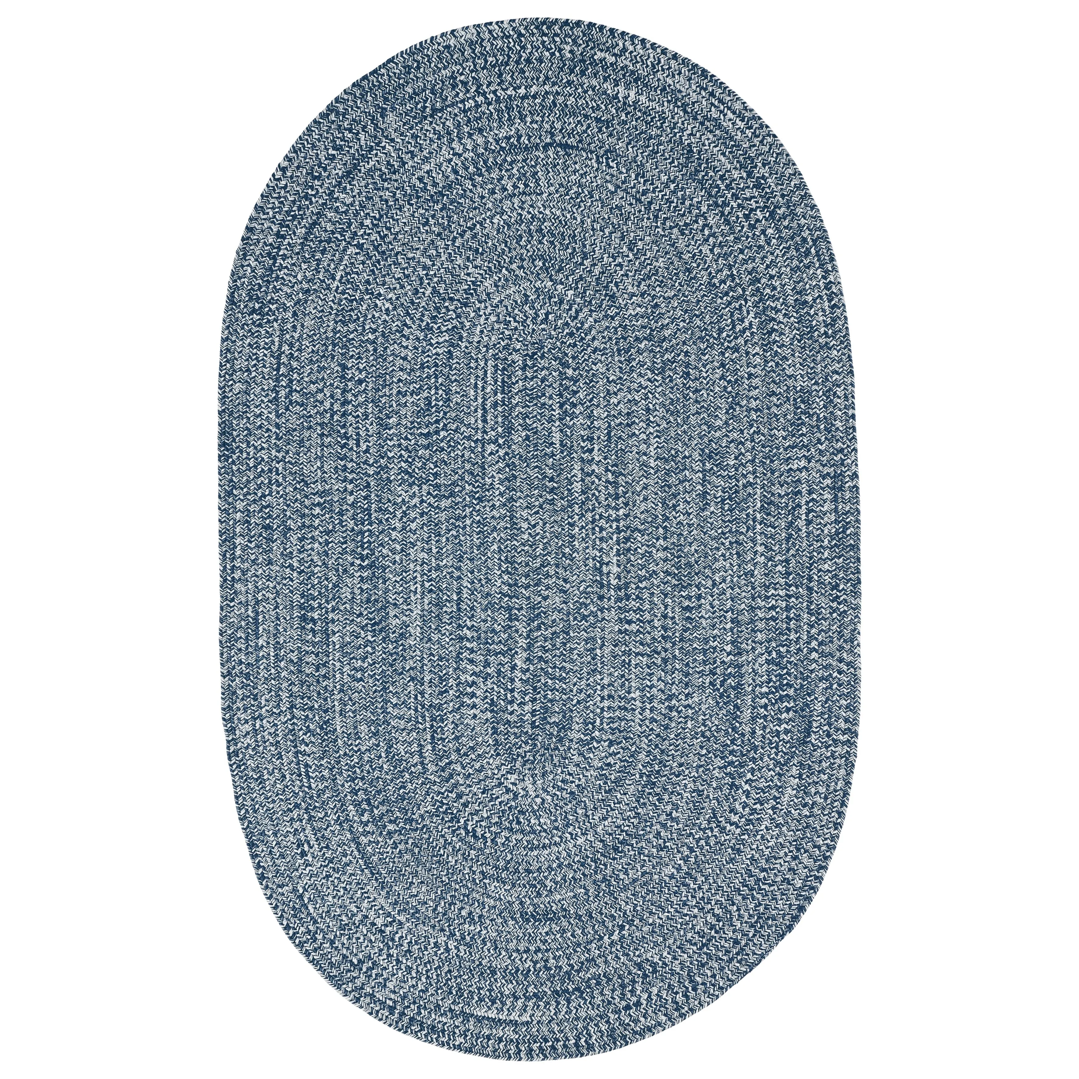 Superior Modern Rustic Bohemian Reversible Multi-Tone Braided Indoor Outdoor Area Rug