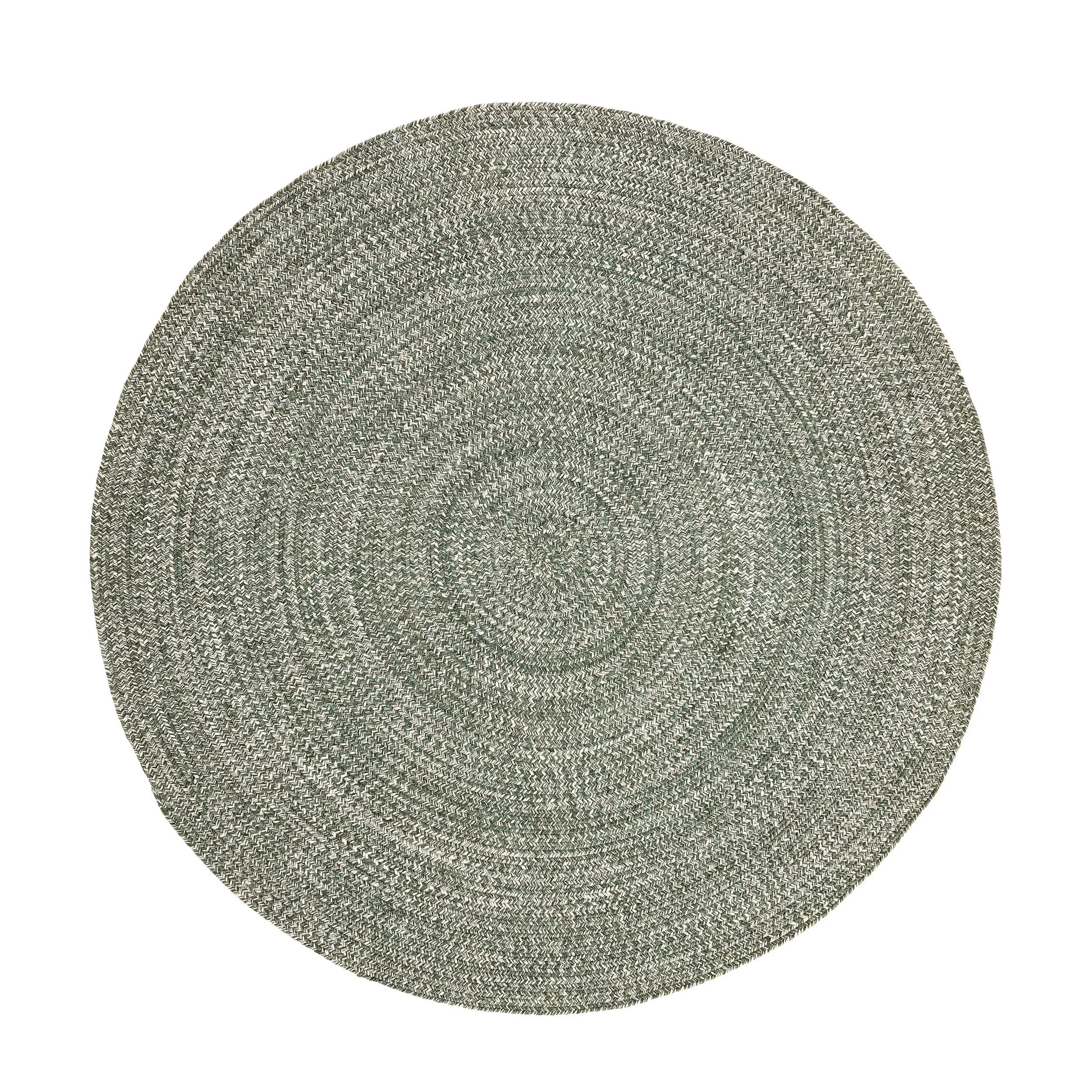 Superior Modern Rustic Bohemian Reversible Multi-Tone Braided Indoor Outdoor Area Rug