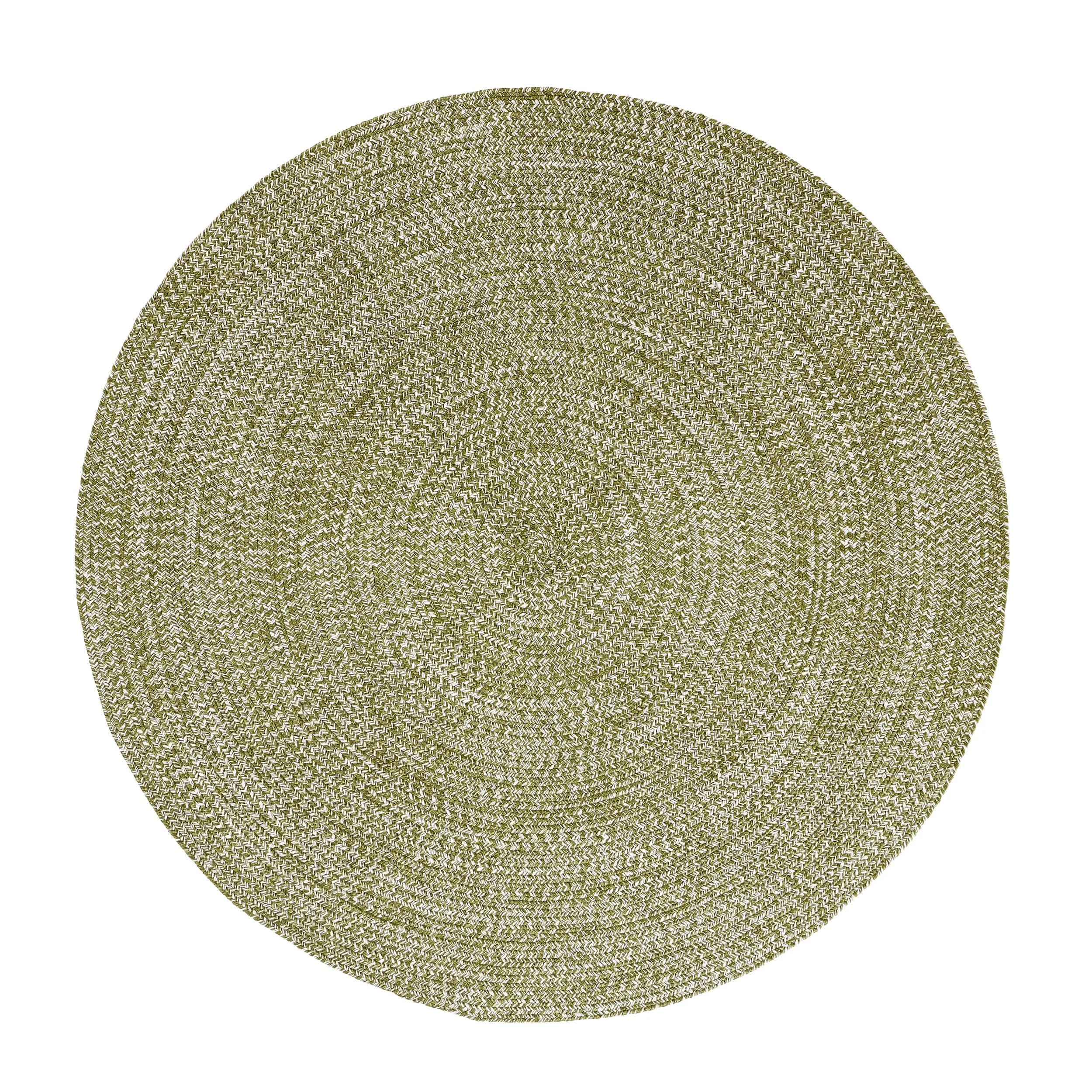 Superior Modern Rustic Bohemian Reversible Multi-Tone Braided Indoor Outdoor Area Rug