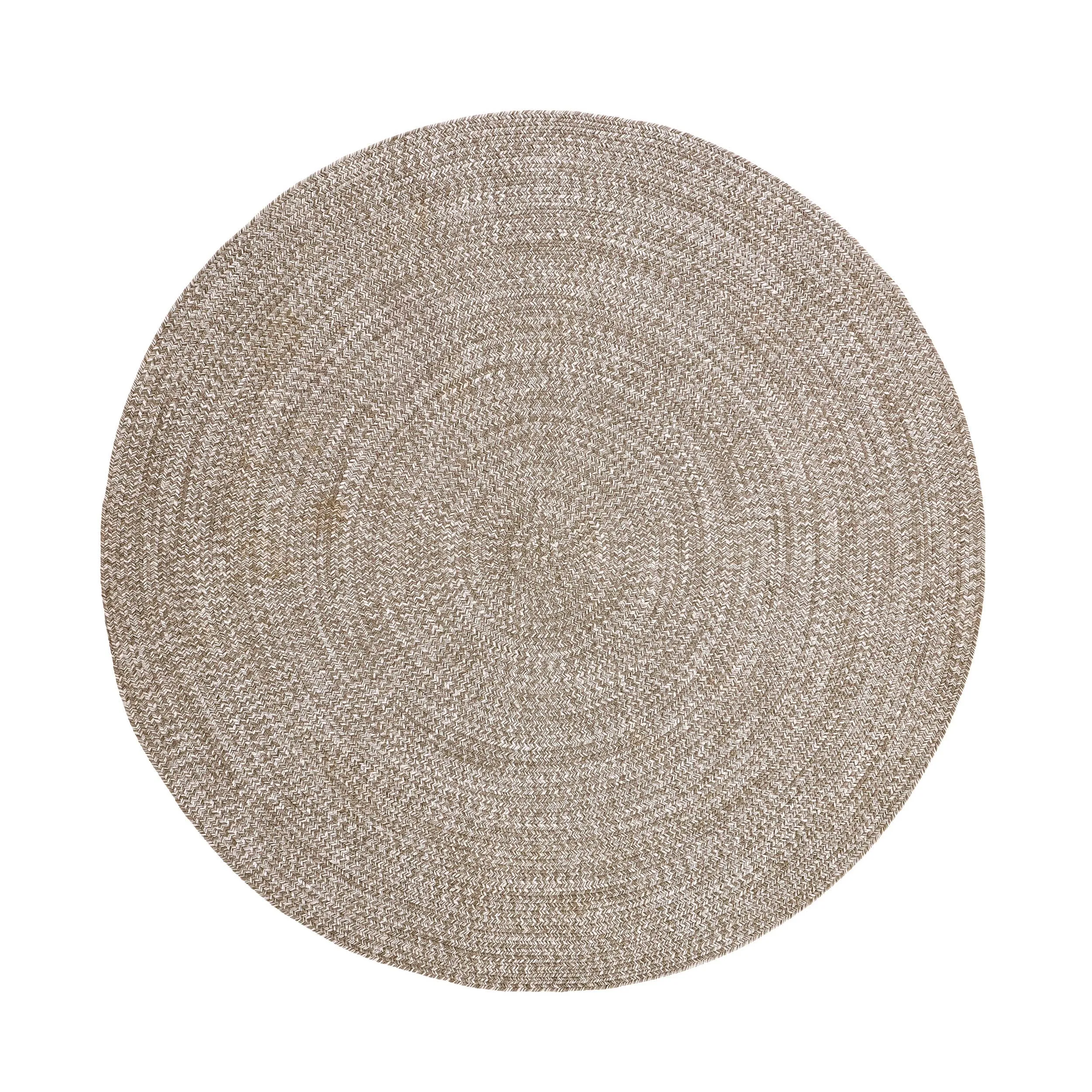 Superior Modern Rustic Bohemian Reversible Multi-Tone Braided Indoor Outdoor Area Rug