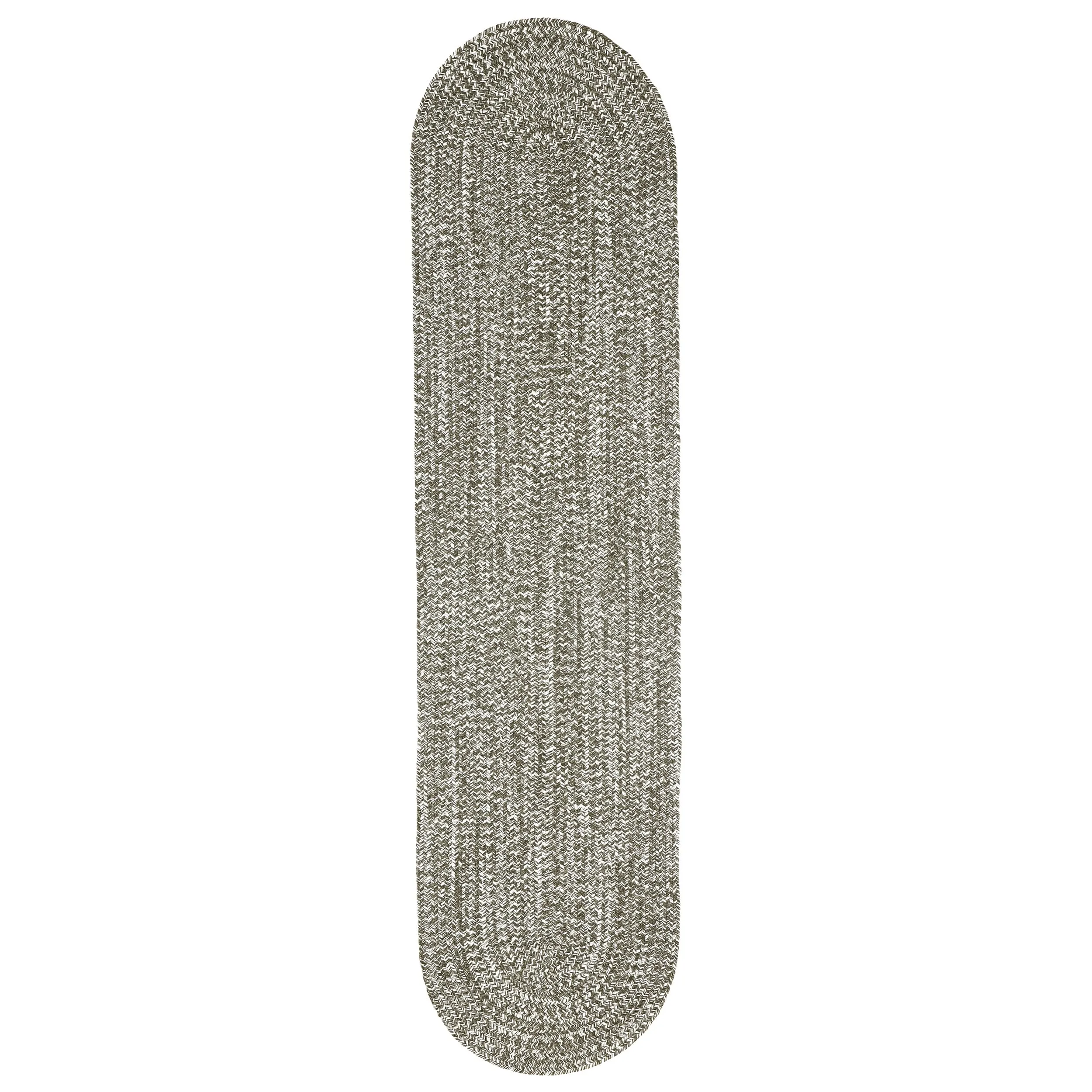 Superior Modern Rustic Bohemian Reversible Multi-Tone Braided Indoor Outdoor Area Rug