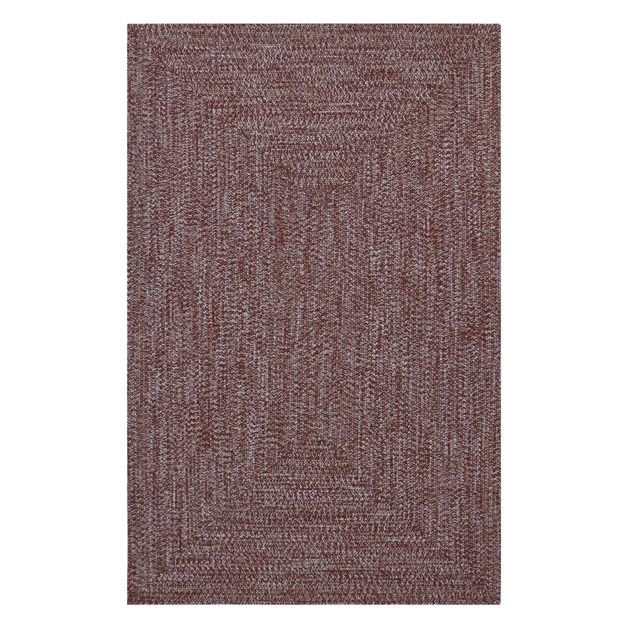 Superior Modern Rustic Bohemian Reversible Multi-Tone Braided Indoor Outdoor Area Rug