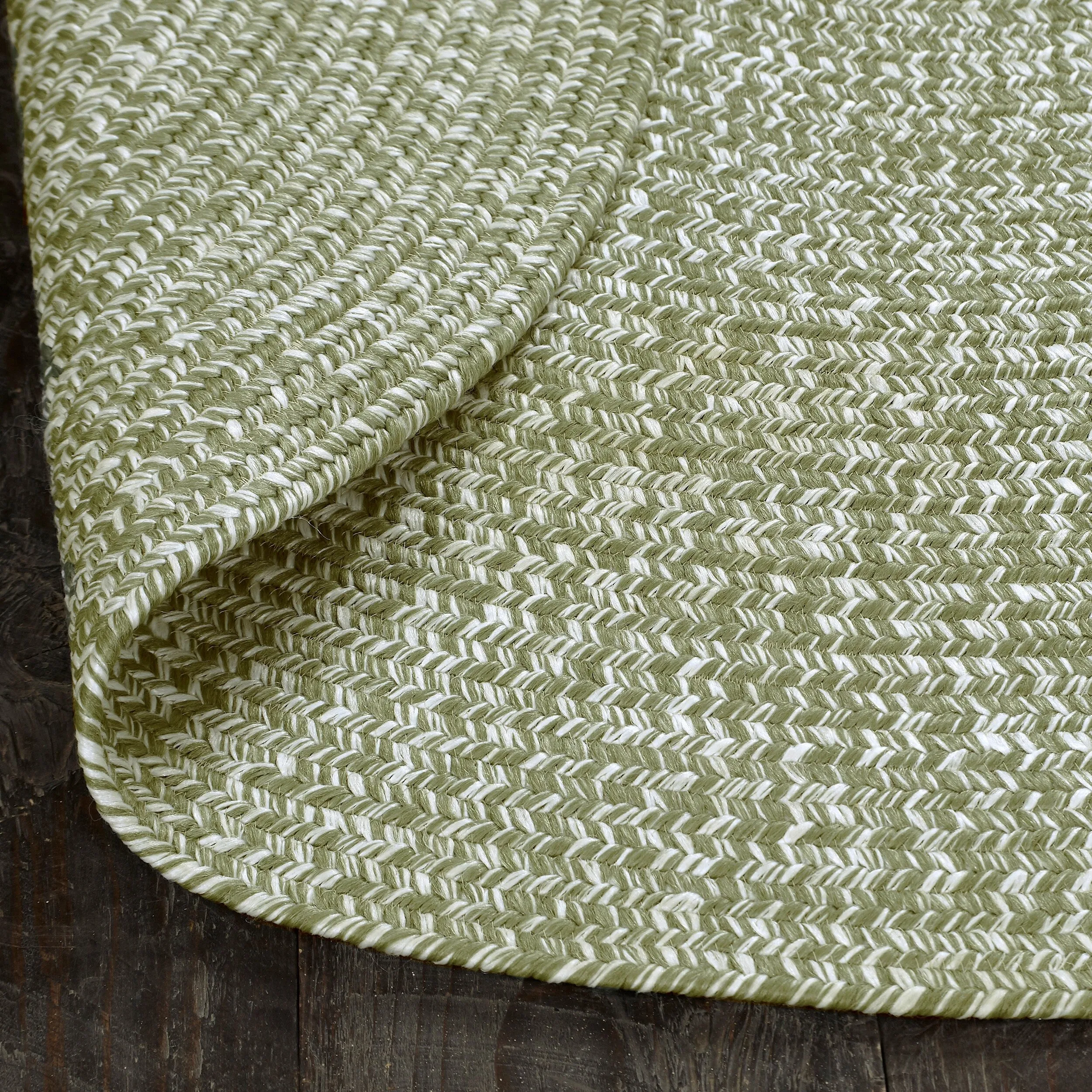 Superior Modern Rustic Bohemian Reversible Multi-Tone Braided Indoor Outdoor Area Rug