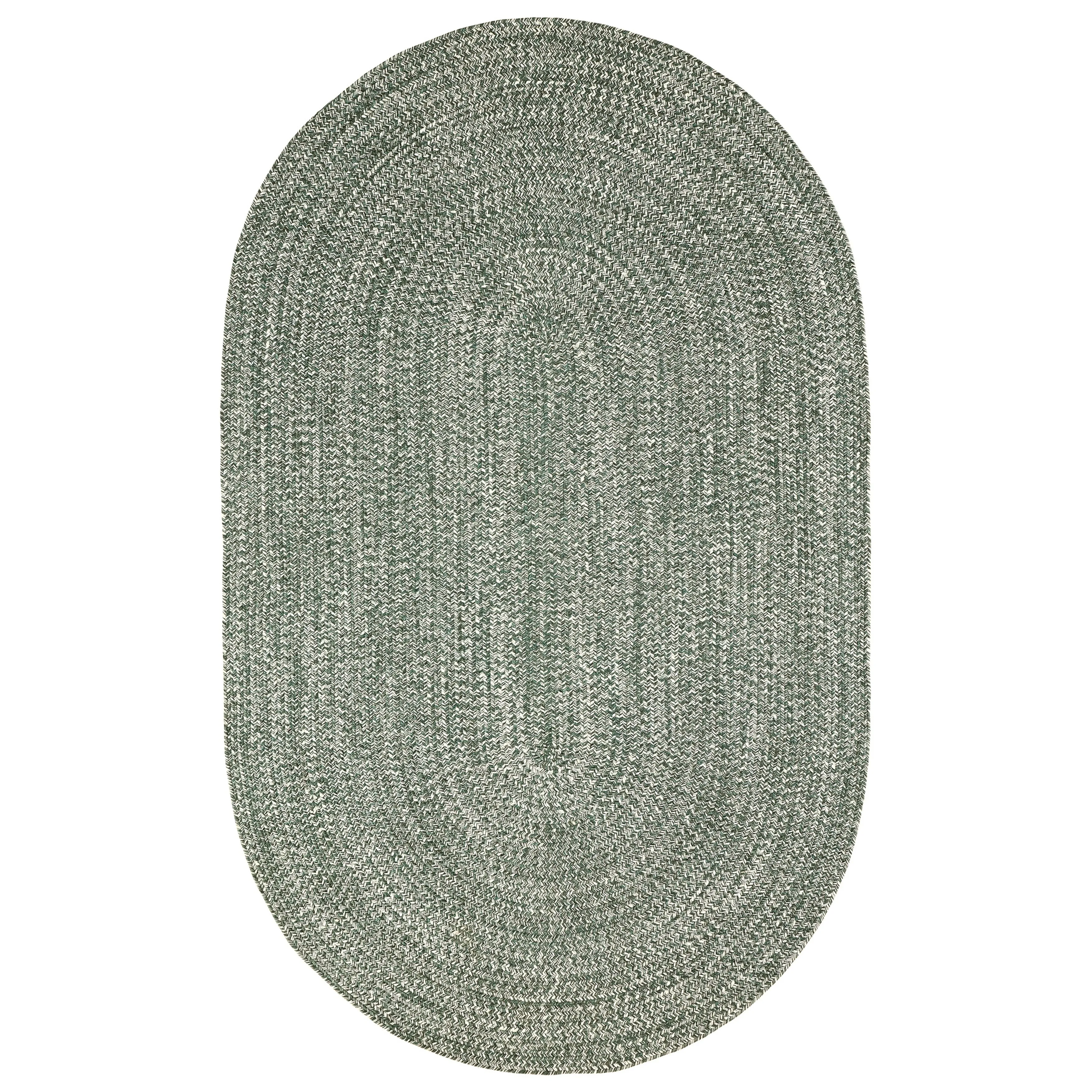 Superior Modern Rustic Bohemian Reversible Multi-Tone Braided Indoor Outdoor Area Rug