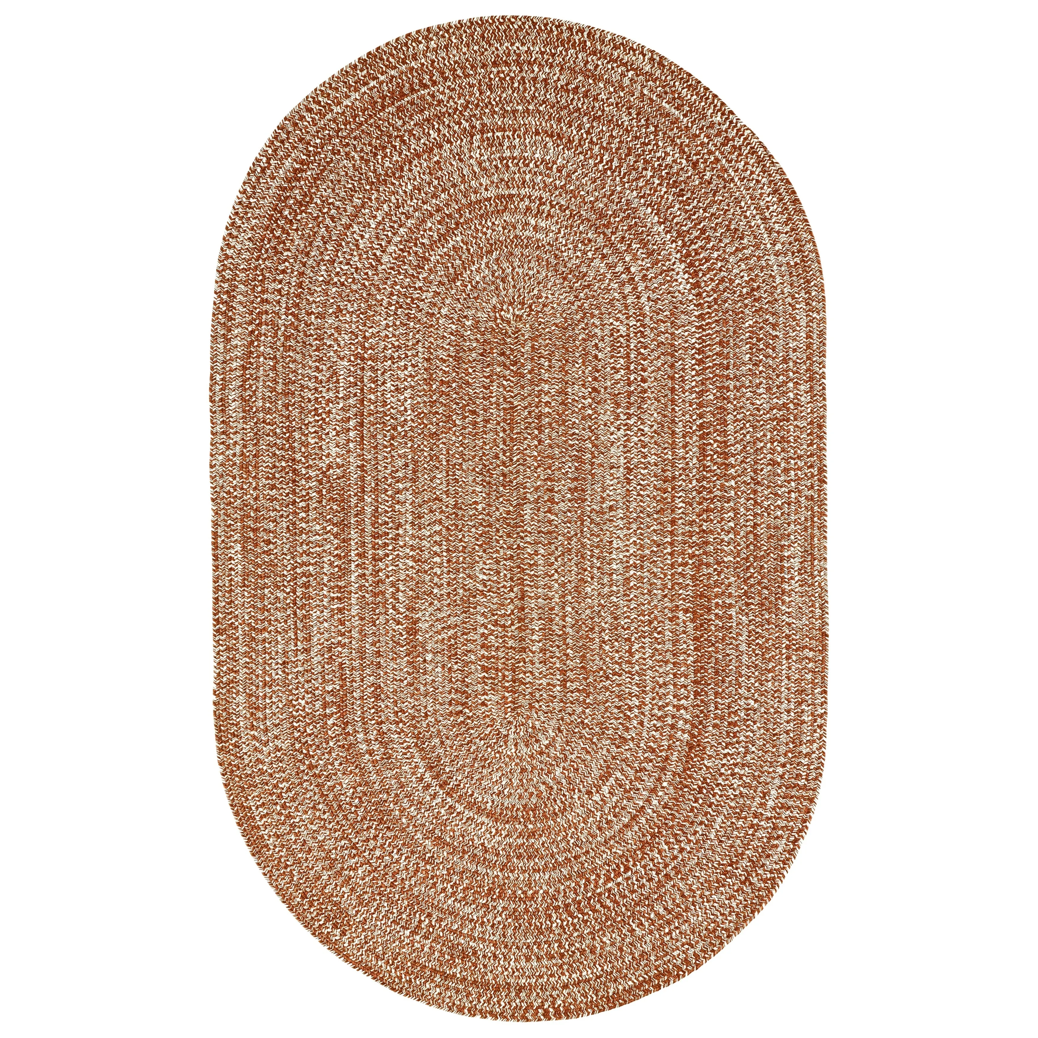 Superior Modern Rustic Bohemian Reversible Multi-Tone Braided Indoor Outdoor Area Rug