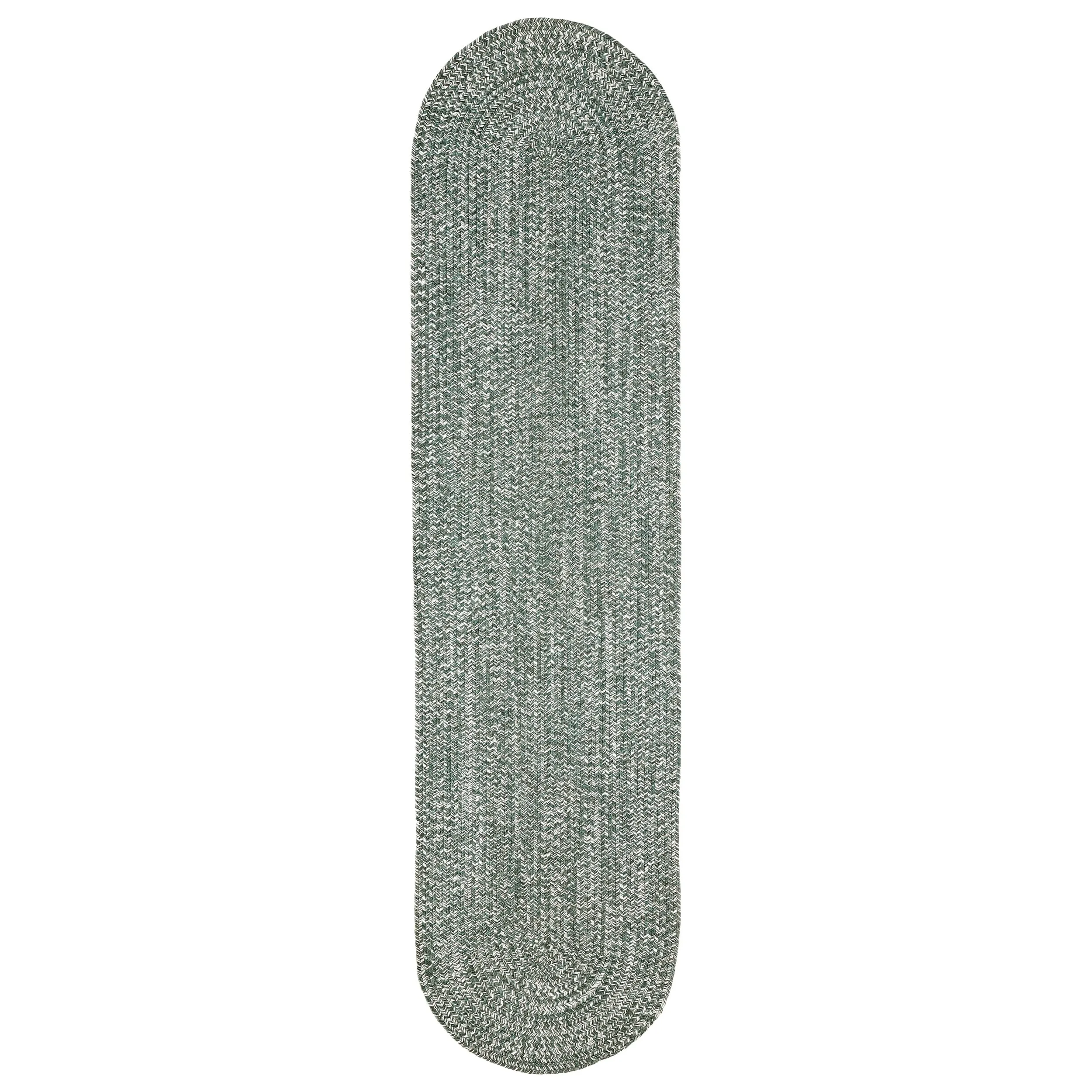 Superior Modern Rustic Bohemian Reversible Multi-Tone Braided Indoor Outdoor Area Rug