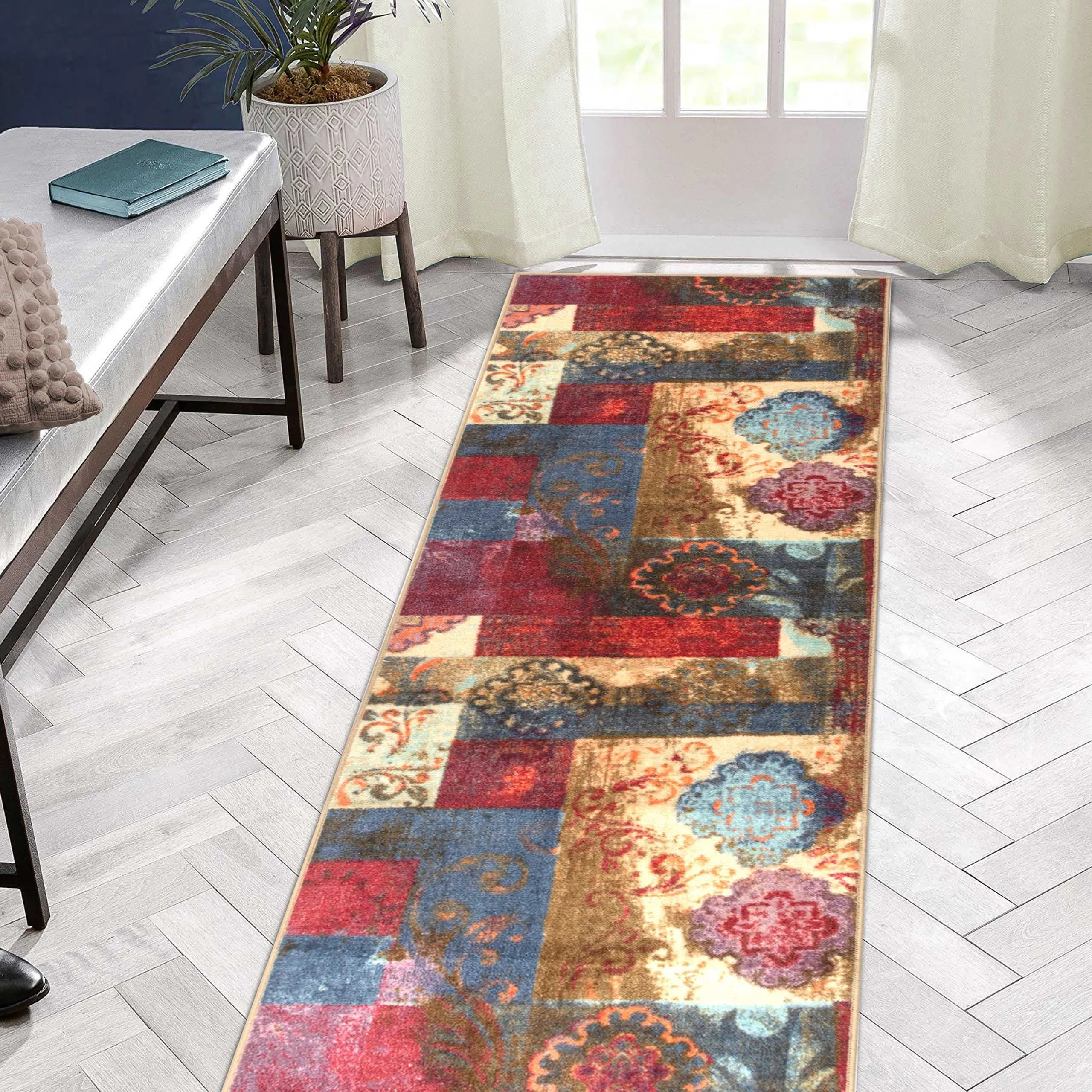 Superior Non-slip Dermut Washable Indoor Area Rug