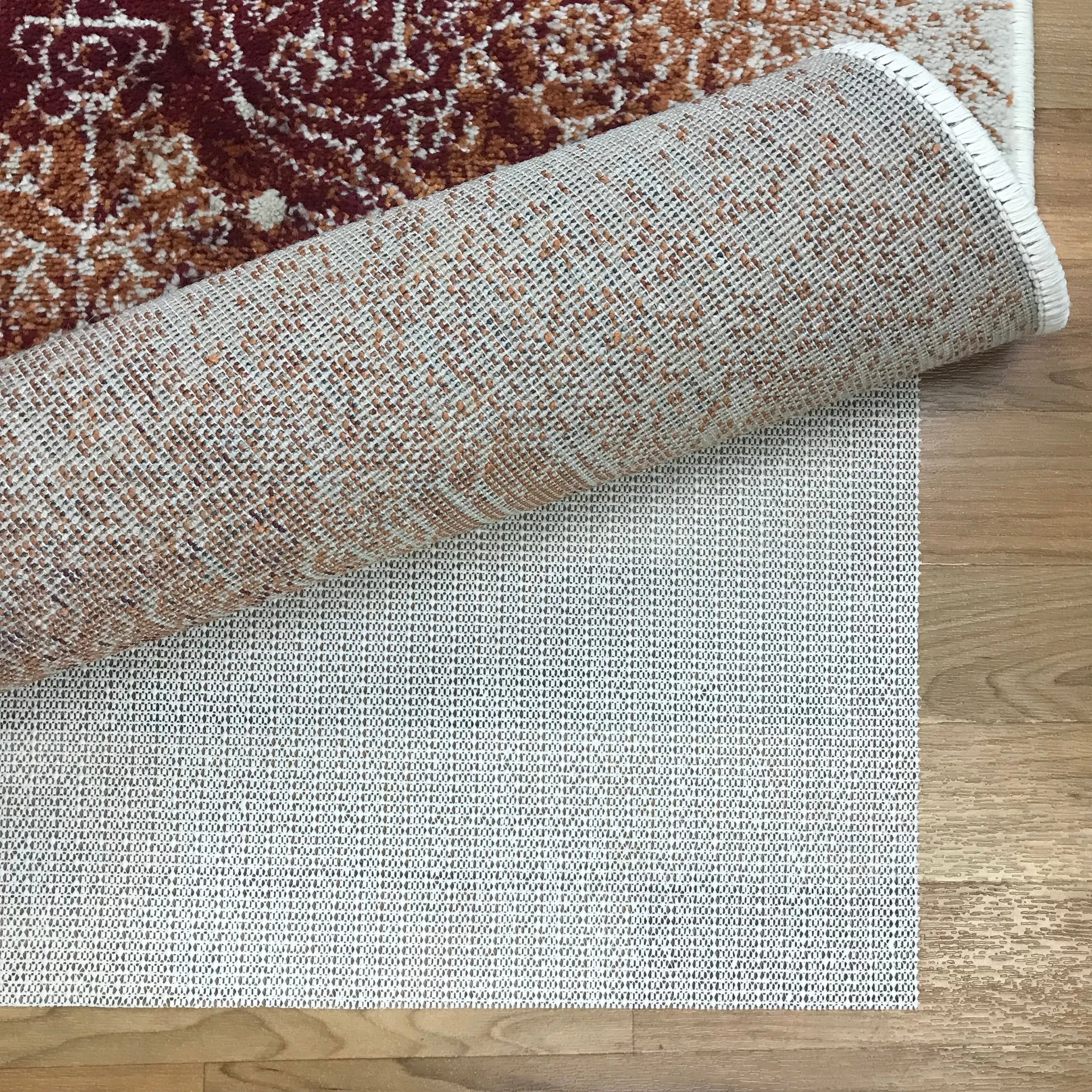 Superior Non-Slip Gripper Mat Floor Protector Indoor Area Rug Pad - Cream