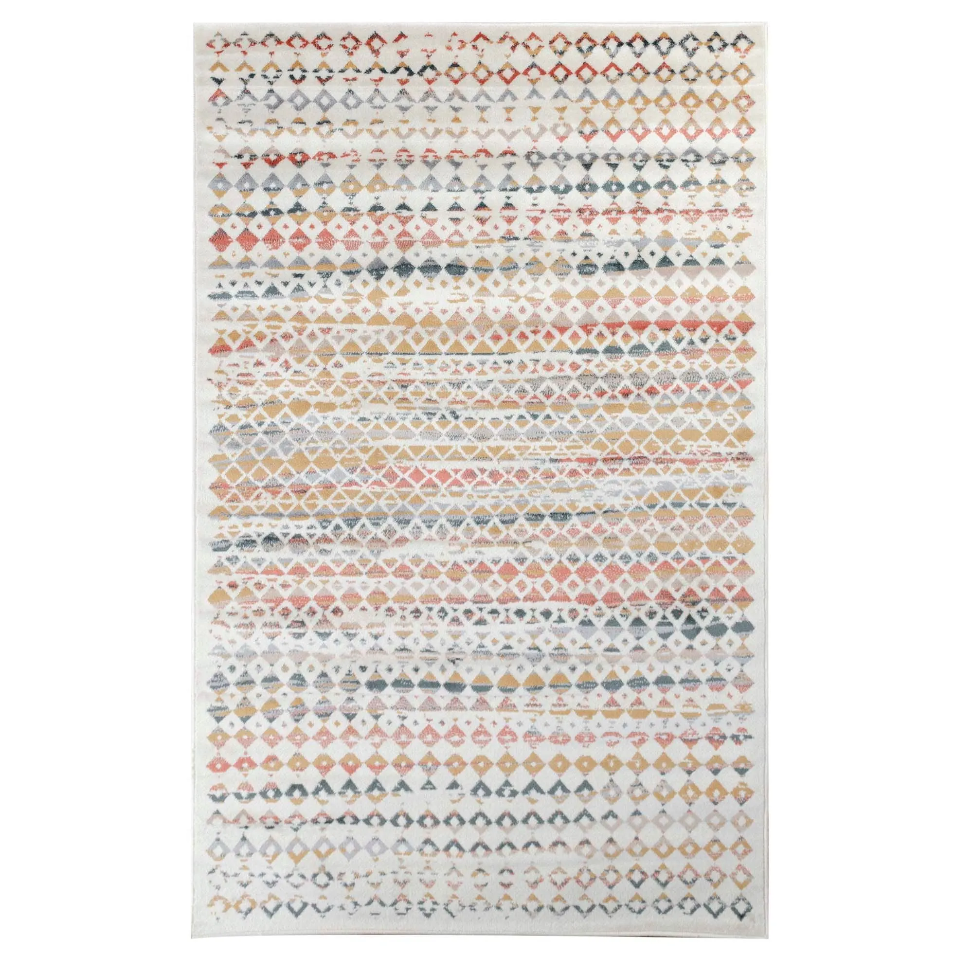 Superior Numair Abstract Geometric Diamonds Indoor Runner or Area Rug
