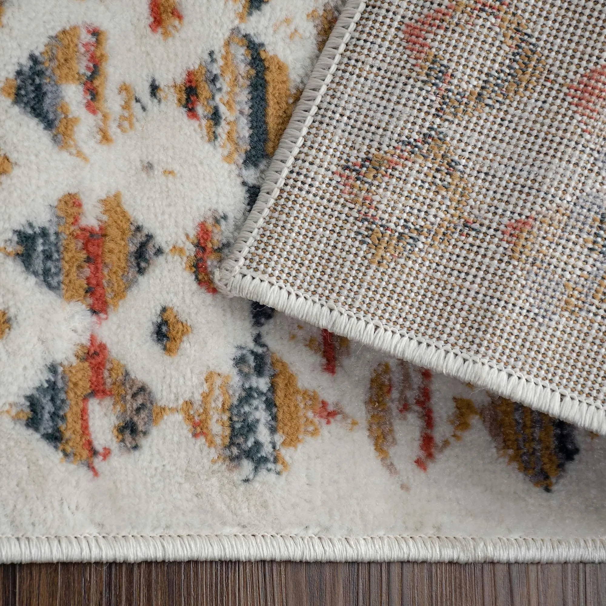Superior Numair Abstract Geometric Diamonds Indoor Runner or Area Rug