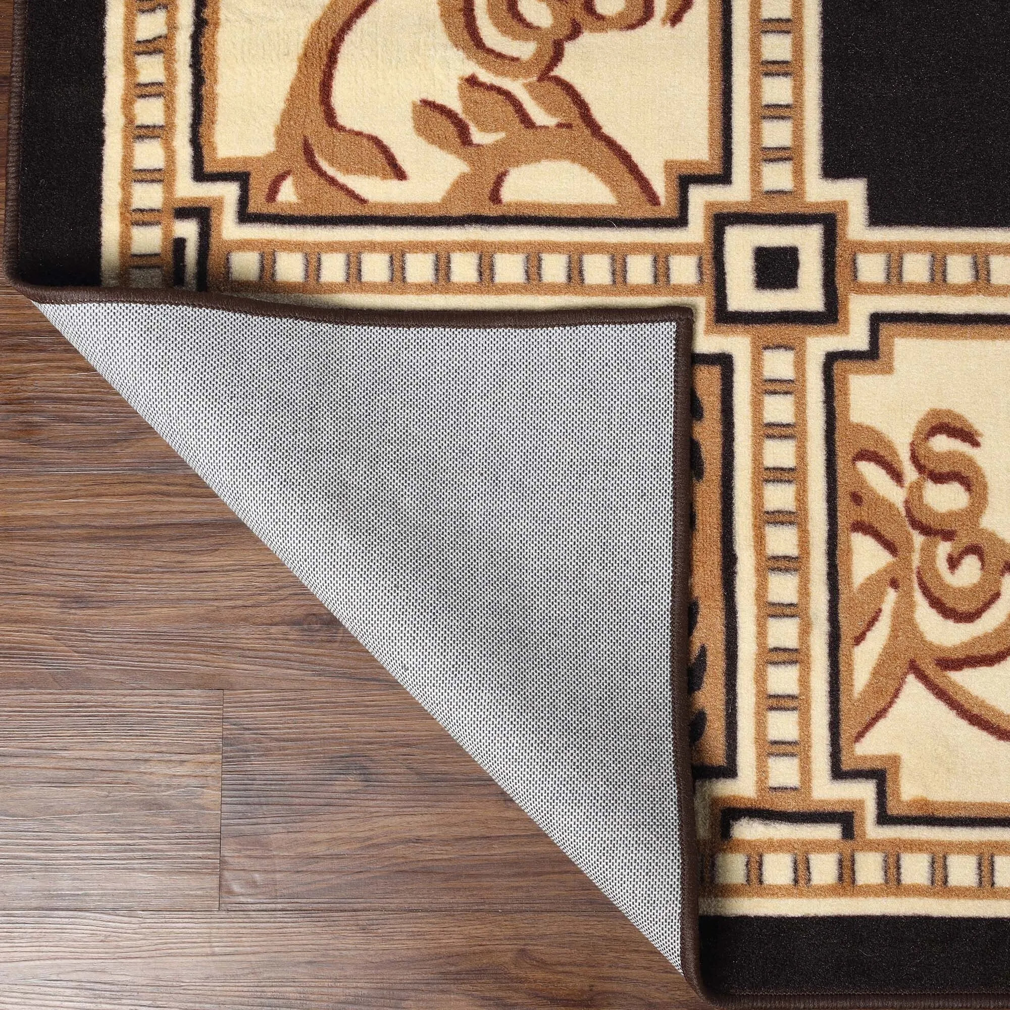 Superior Oversized Medallion Modern Bohemian Indoor Runner or Area Rug
