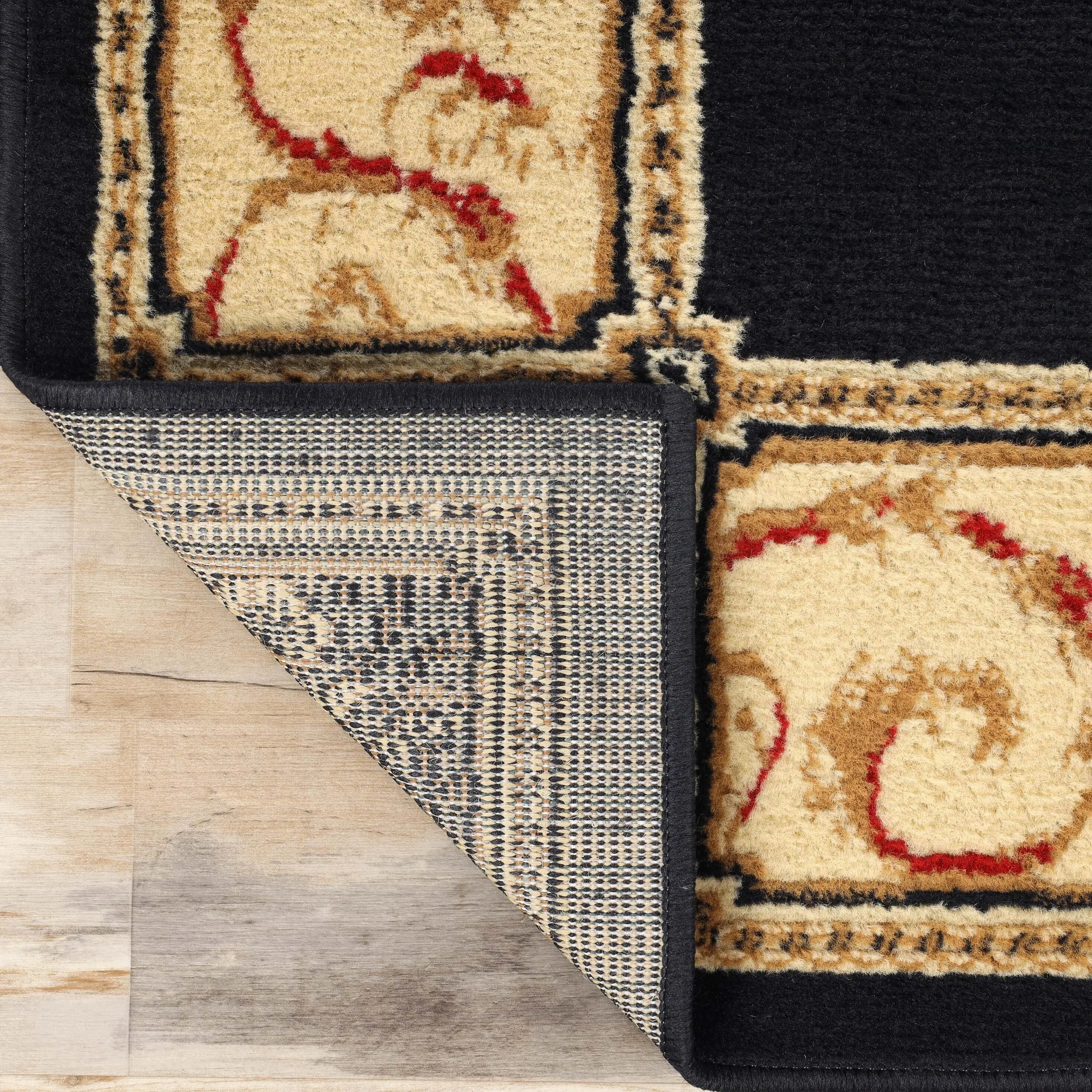 Superior Oversized Medallion Modern Bohemian Indoor Runner or Area Rug