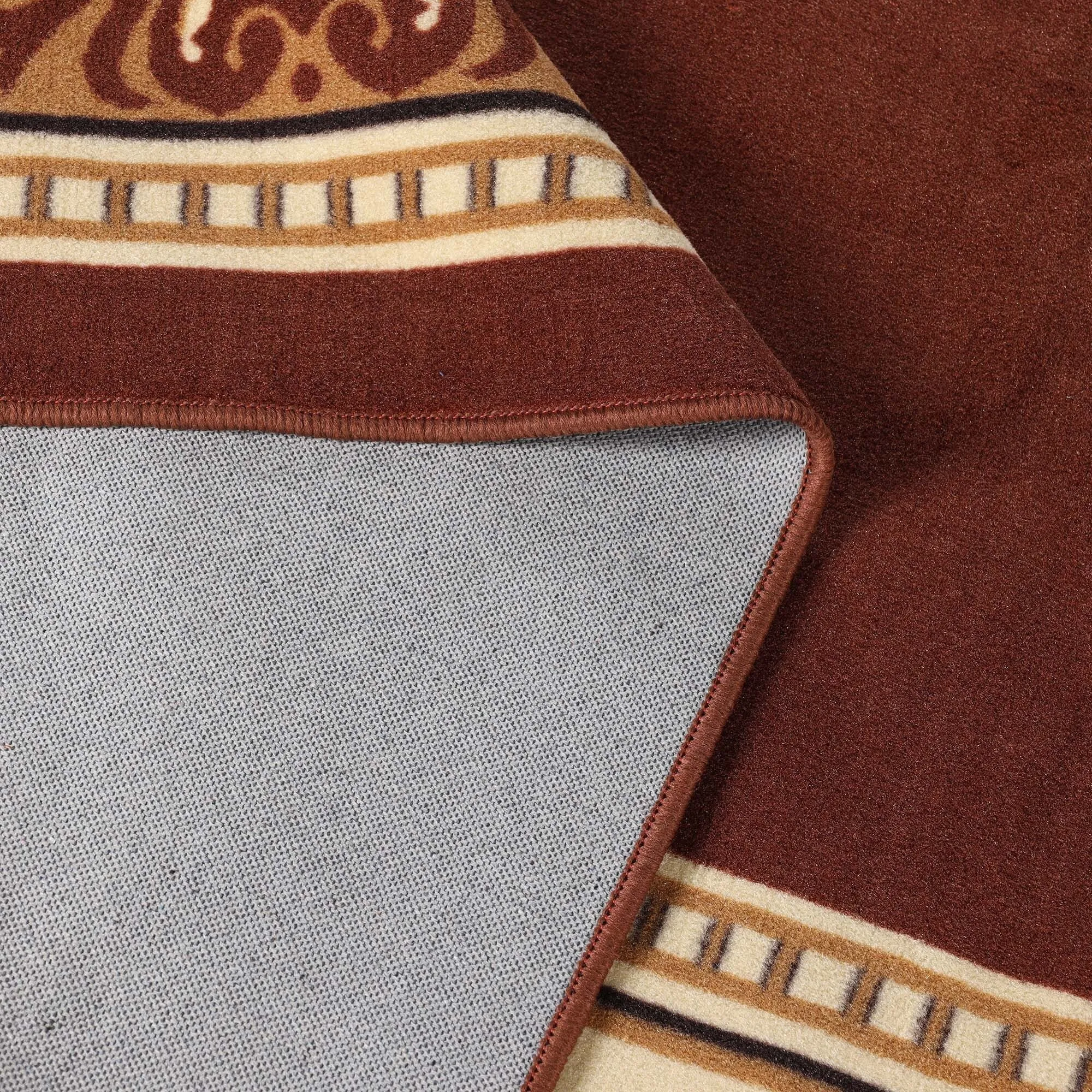 Superior Oversized Medallion Modern Bohemian Indoor Runner or Area Rug