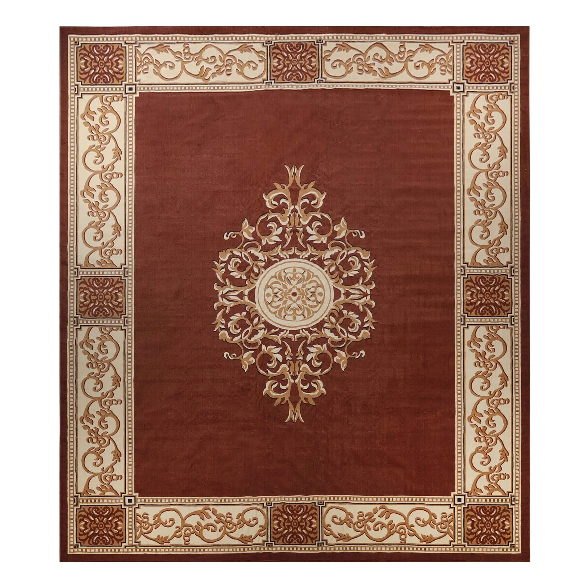 Superior Oversized Medallion Modern Bohemian Indoor Runner or Area Rug