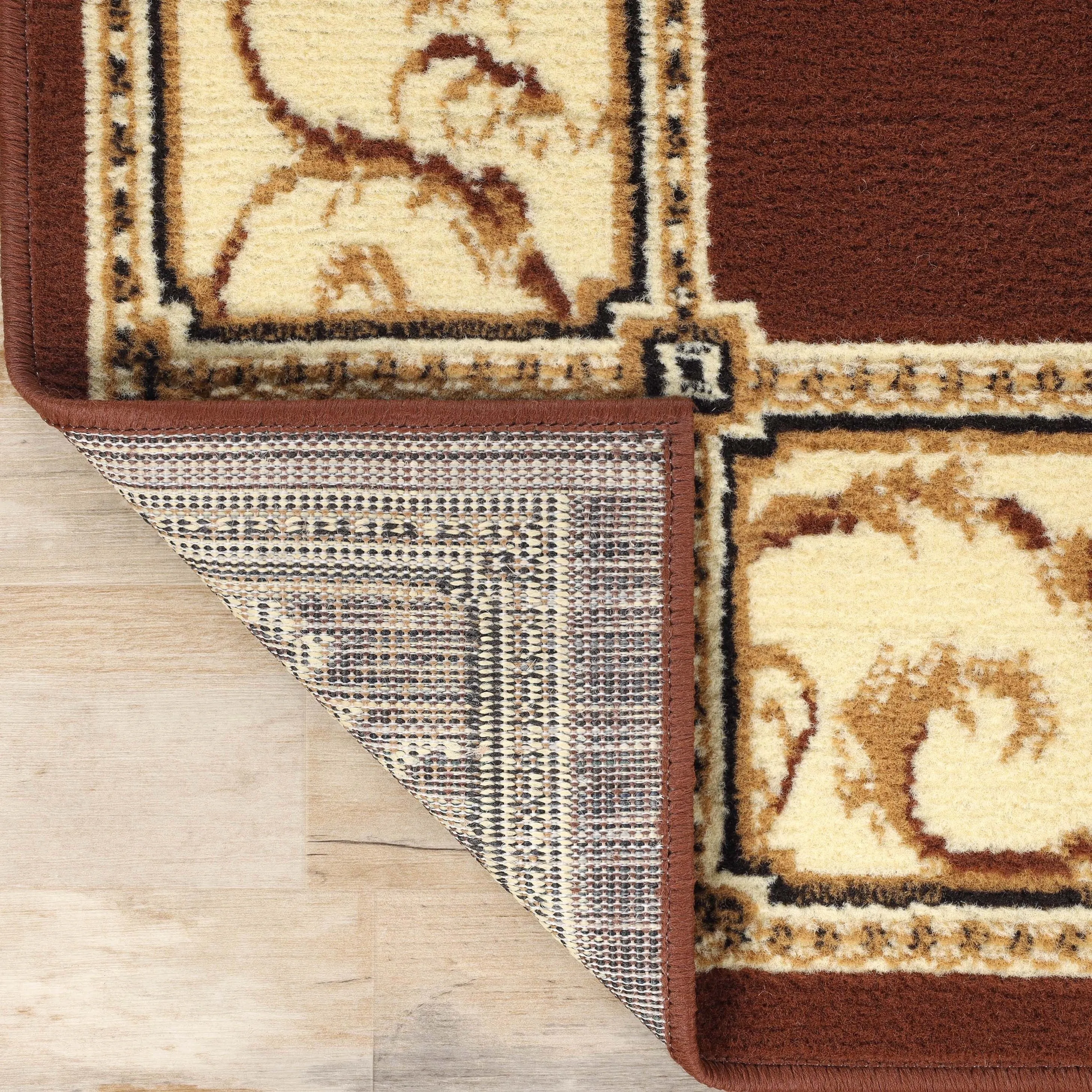 Superior Oversized Medallion Modern Bohemian Indoor Runner or Area Rug
