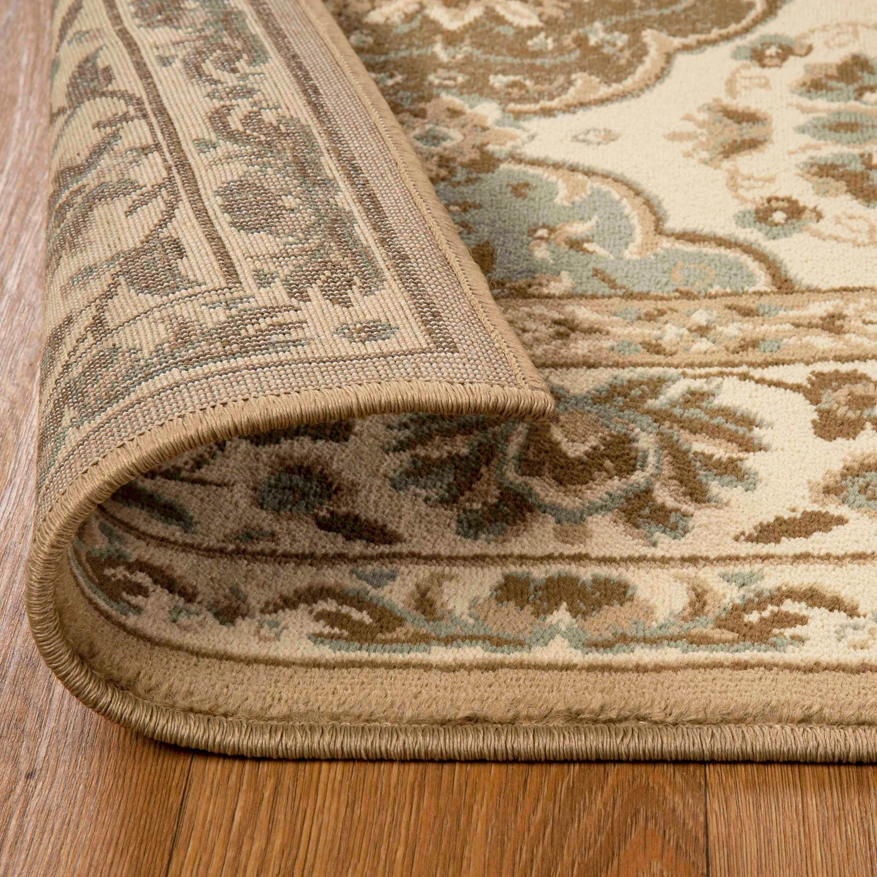 Superior Palmyra Traditional Floral Medallion Indoor Runner or Area Rug