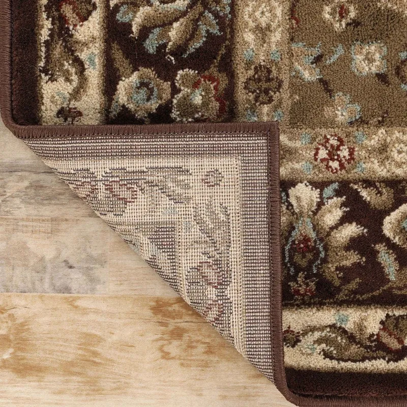 Superior Palmyra Traditional Floral Medallion Indoor Runner or Area Rug