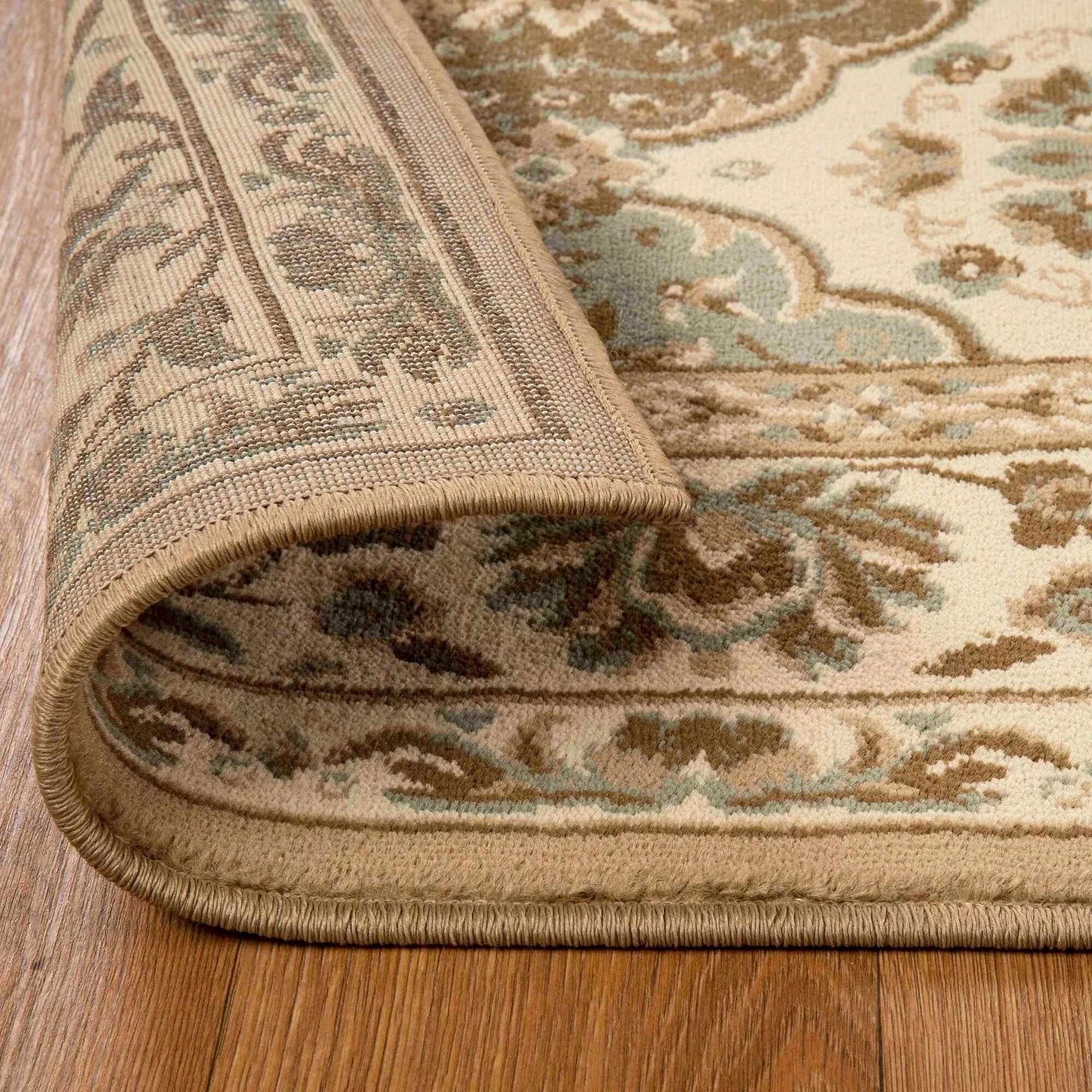 Superior Palmyra Traditional Floral Medallion Indoor Runner or Area Rug