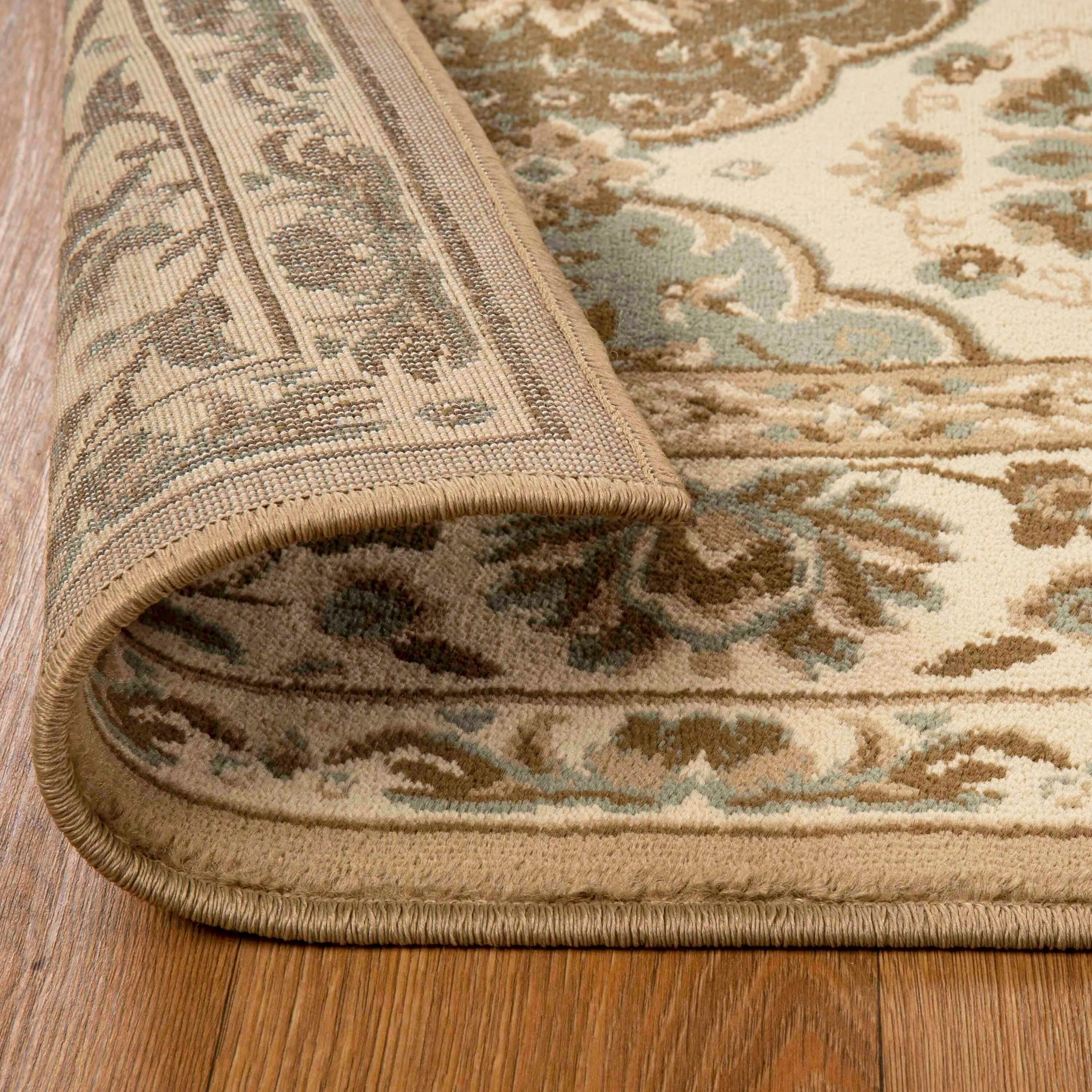 Superior Palmyra Traditional Floral Medallion Indoor Runner or Area Rug