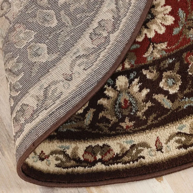 Superior Palmyra Traditional Floral Medallion Indoor Runner or Area Rug
