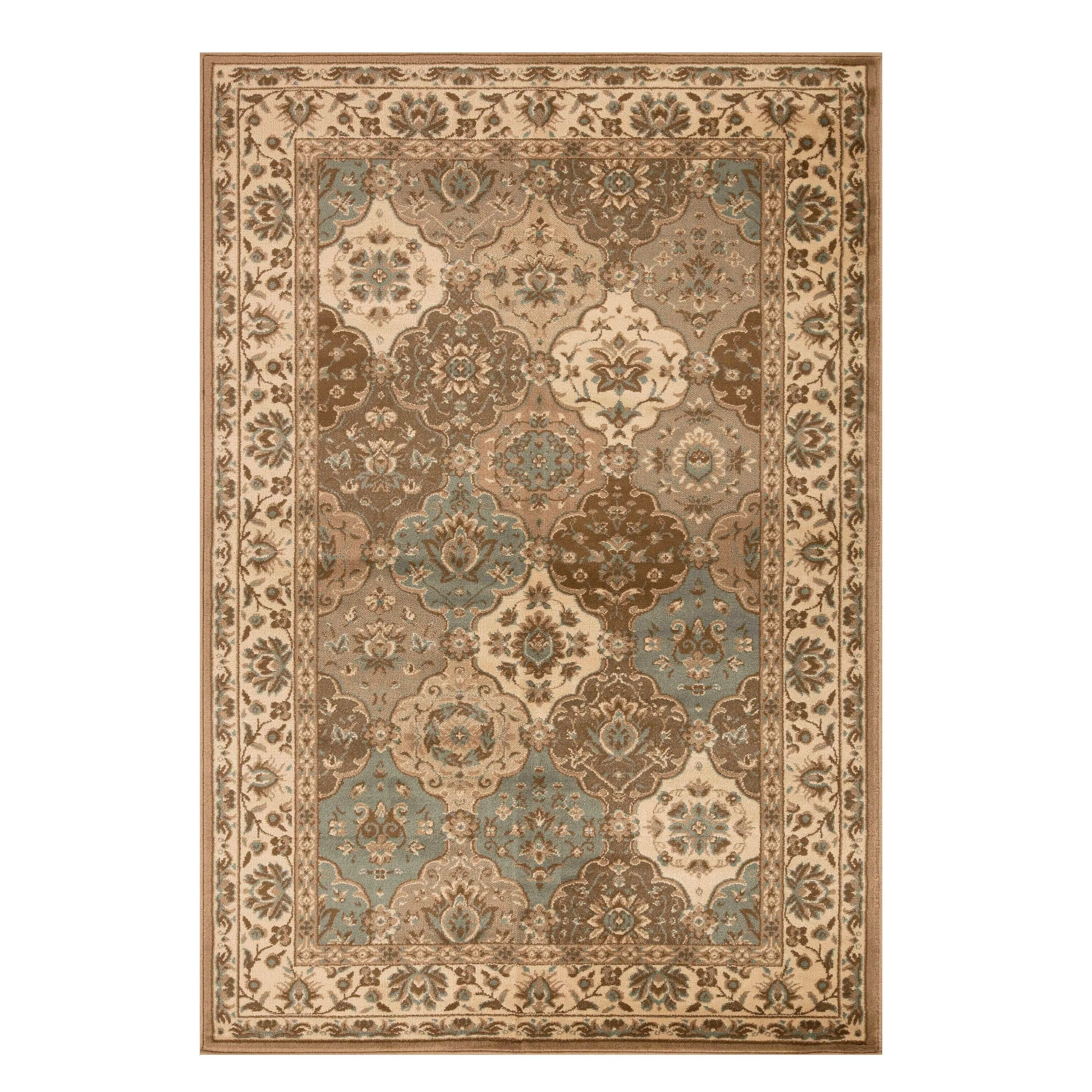 Superior Palmyra Traditional Floral Medallion Indoor Runner or Area Rug