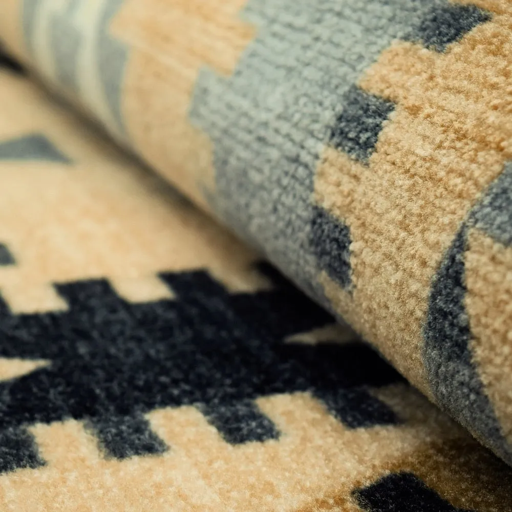 Superior Parrish Printed Non-Slip Washable Indoor Area Rug