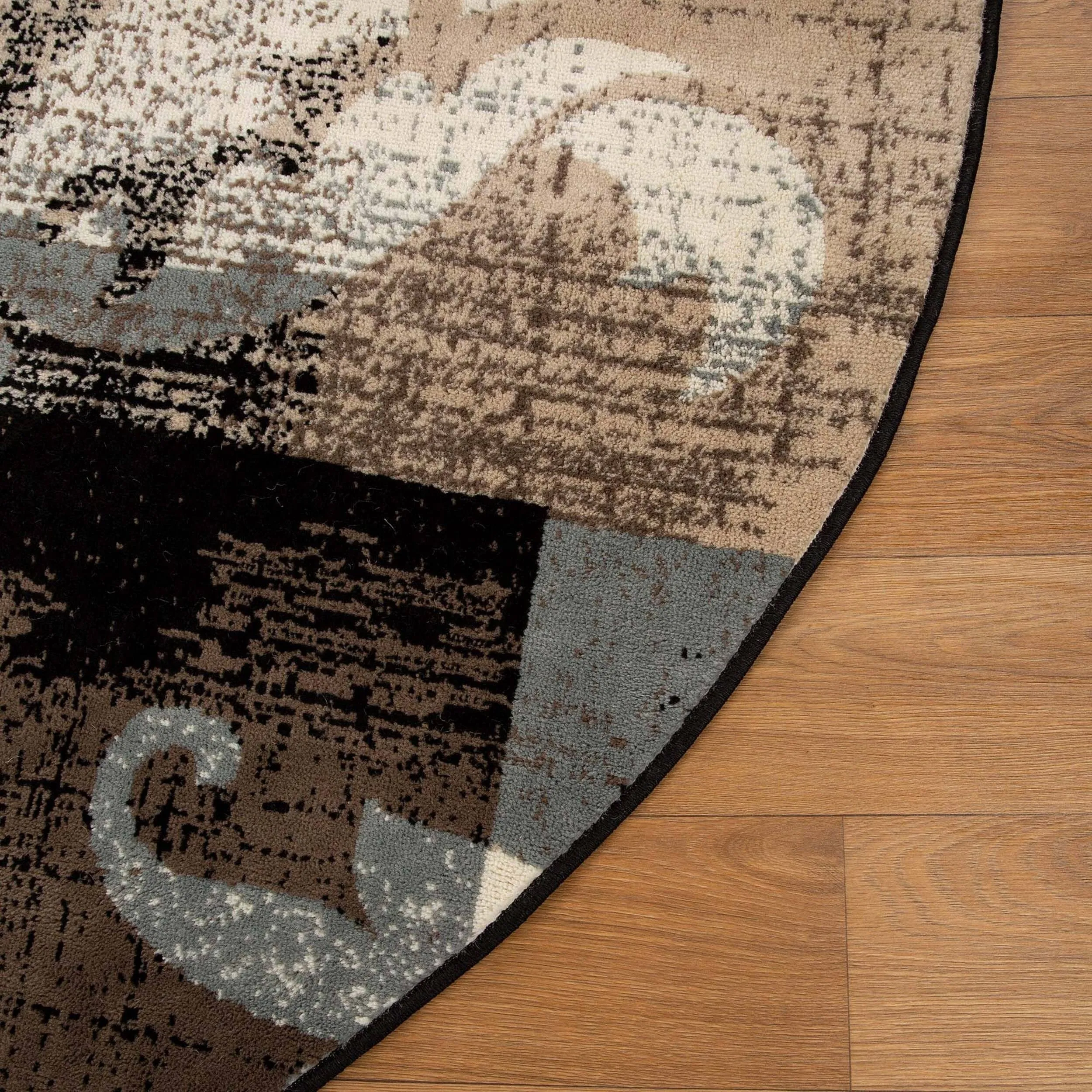 Superior Pastiche Contemporary Floral Patchwork Indoor Runner or Area Rug
