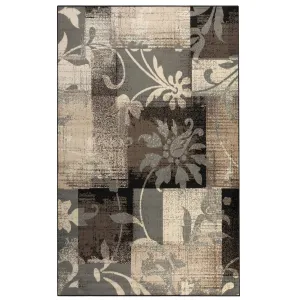 Superior Pastiche Contemporary Floral Patchwork Indoor Runner or Area Rug