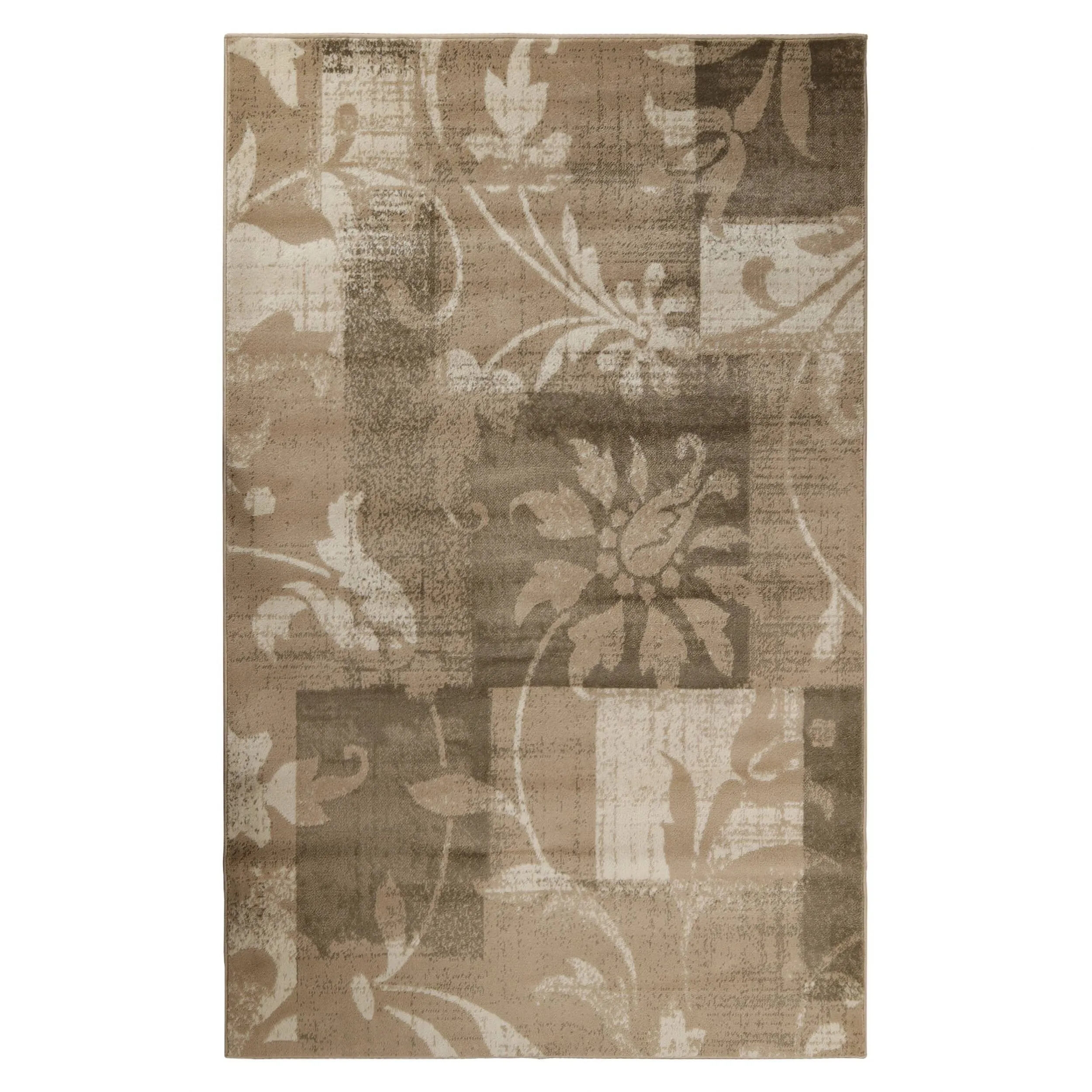 Superior Pastiche Contemporary Floral Patchwork Indoor Runner or Area Rug