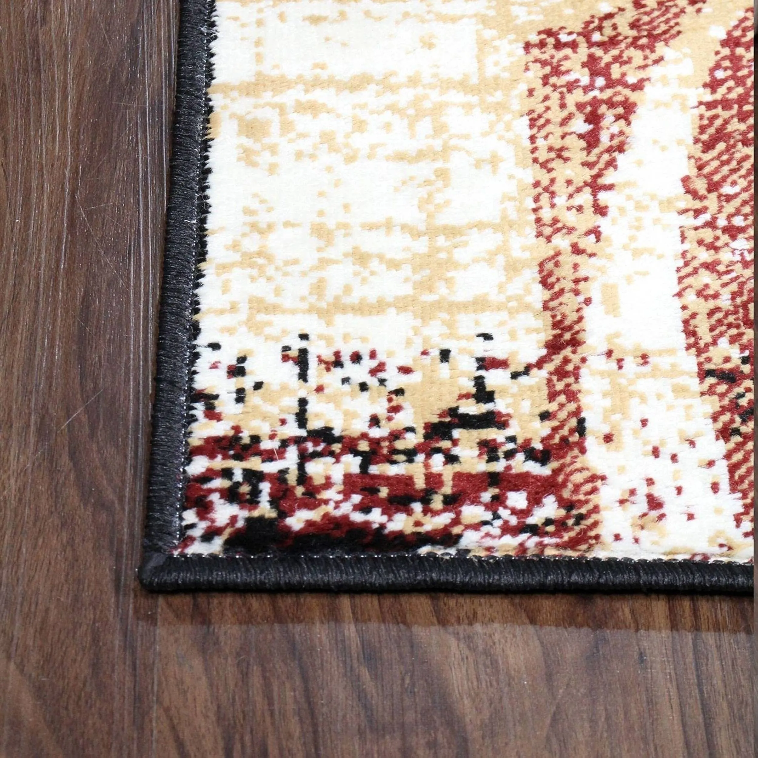 Superior Pastiche Contemporary Floral Patchwork Indoor Runner or Area Rug