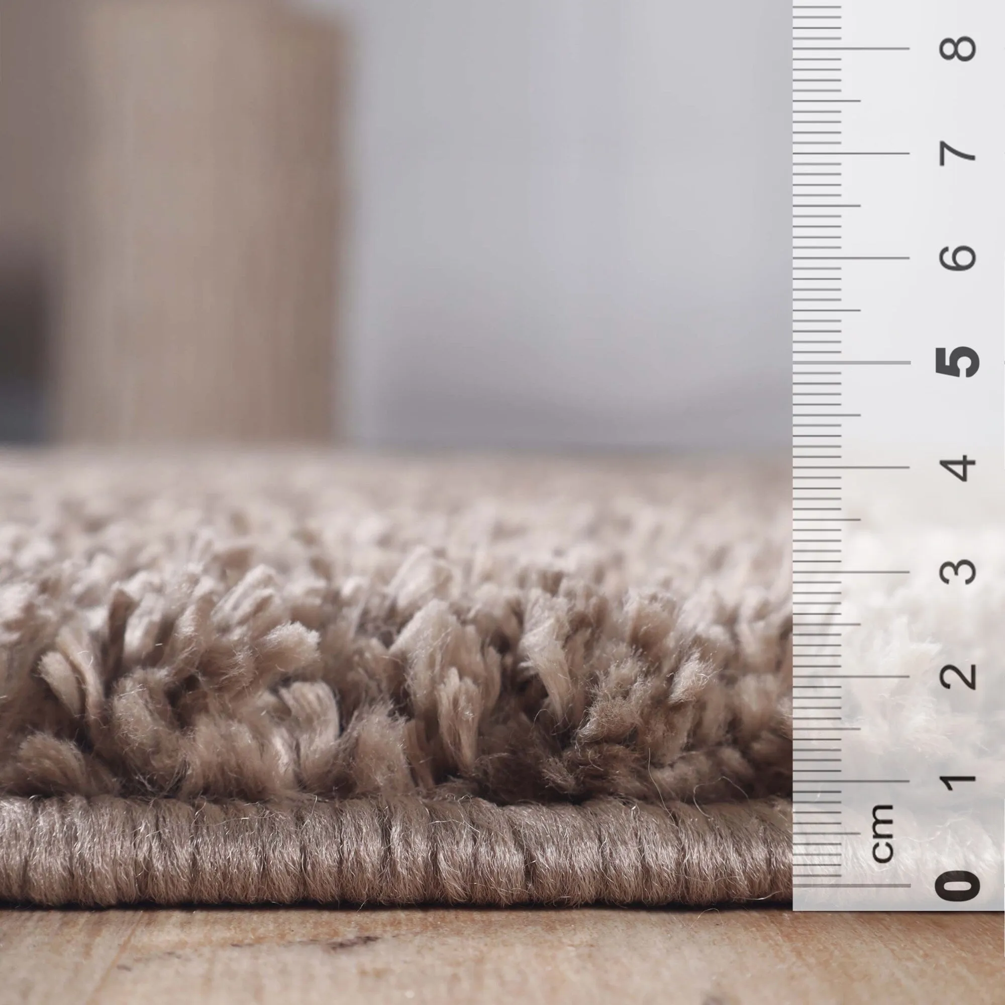 Superior Plush Shag Fuzzy Modern Solid Indoor Area Rug or Runner