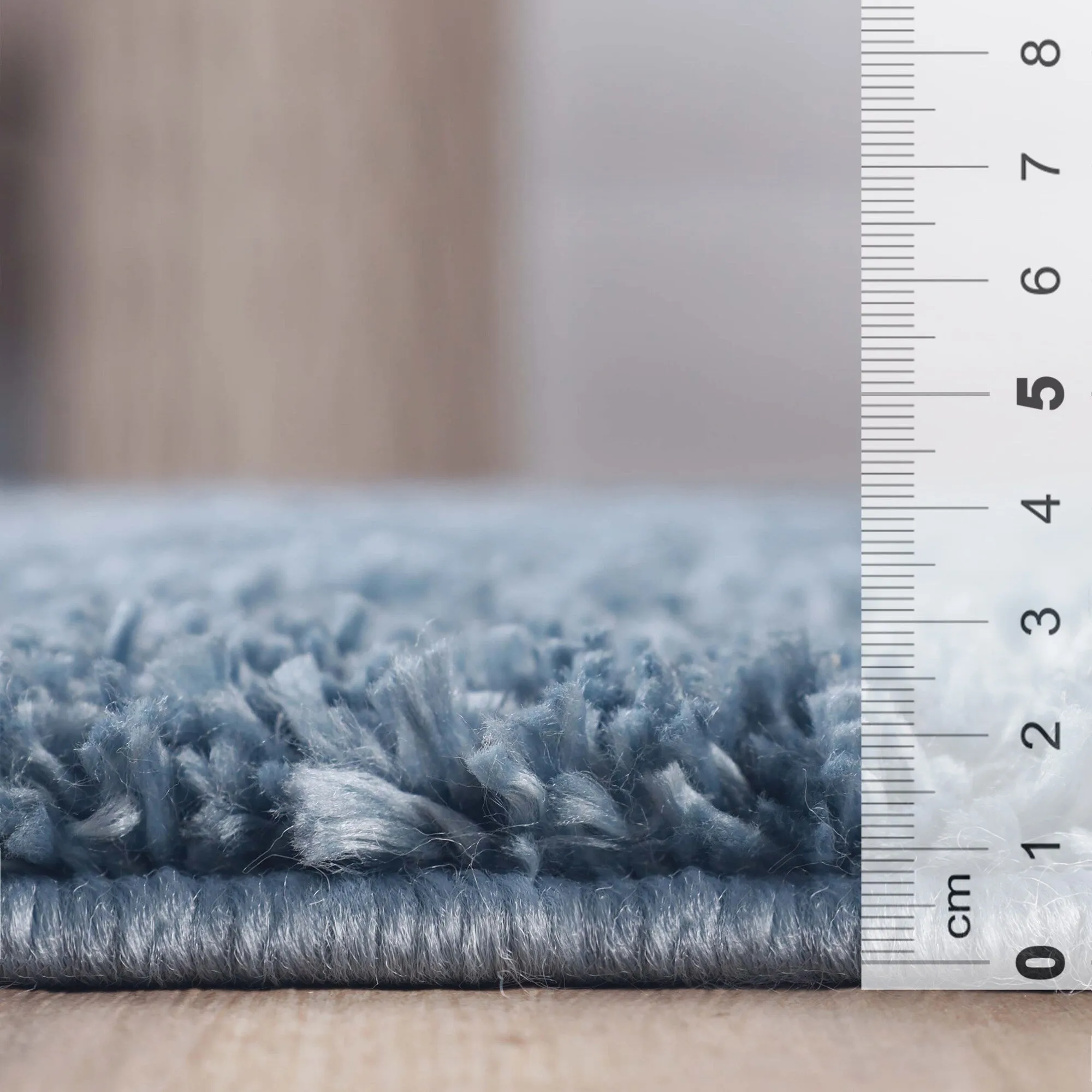 Superior Plush Shag Fuzzy Modern Solid Indoor Area Rug or Runner