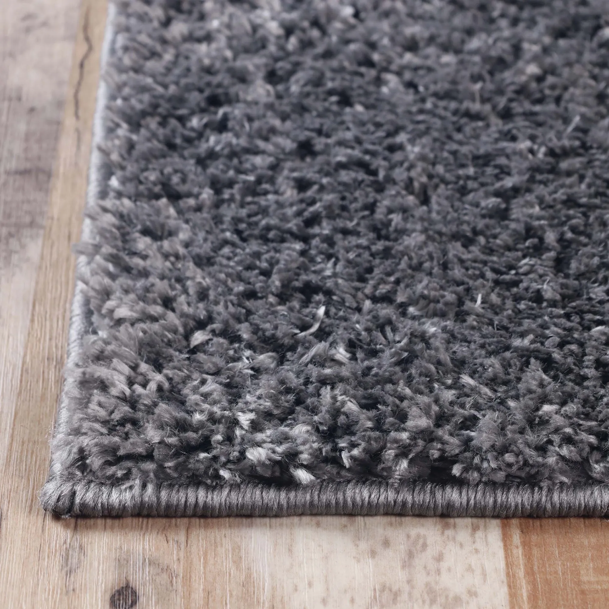Superior Plush Shag Fuzzy Modern Solid Indoor Area Rug or Runner