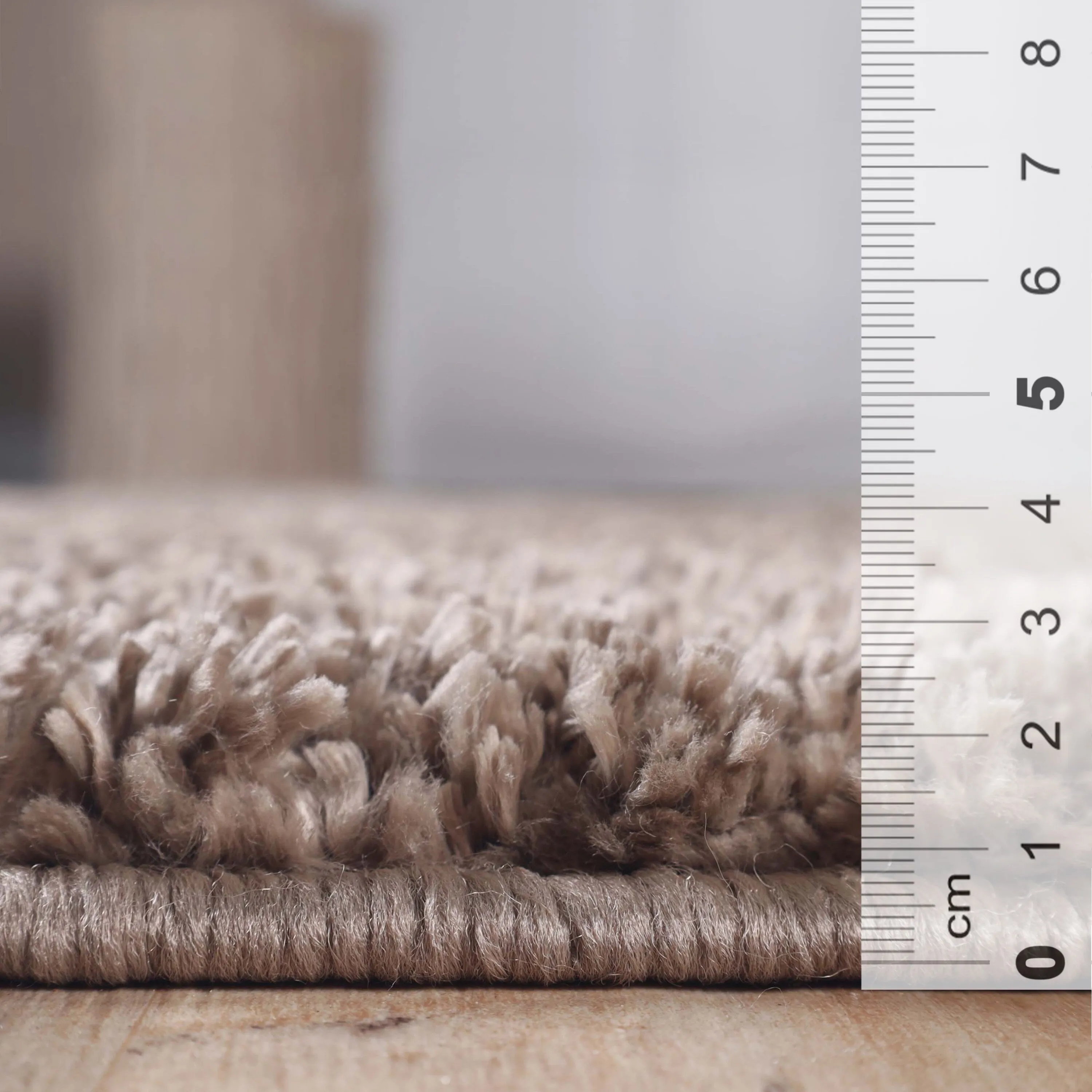Superior Plush Shag Fuzzy Modern Solid Indoor Area Rug or Runner