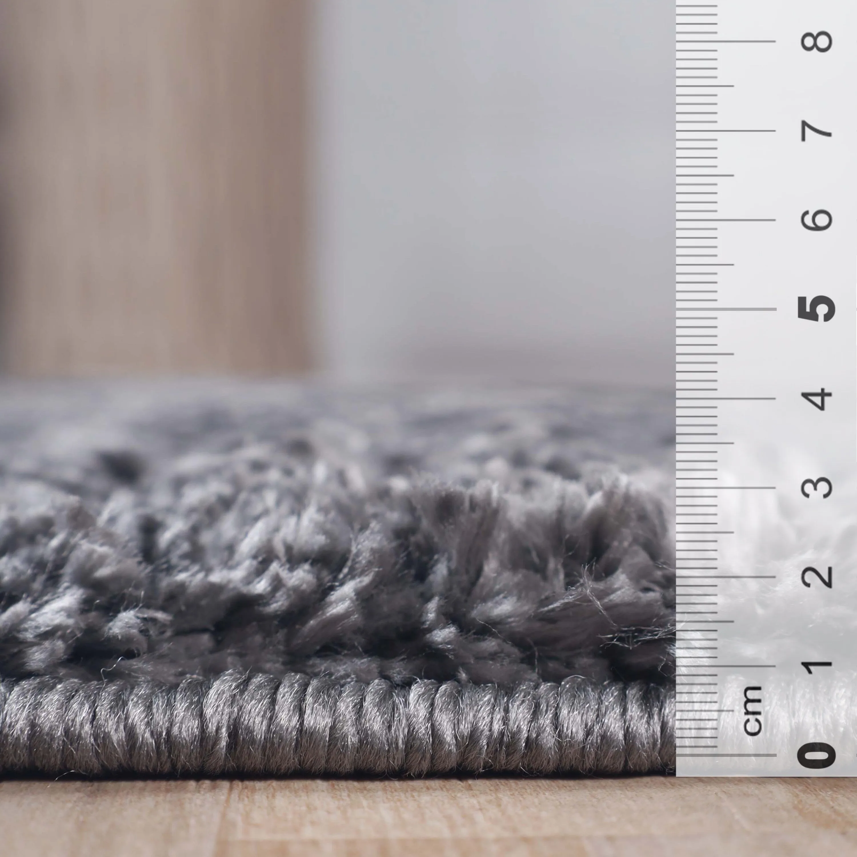 Superior Plush Shag Fuzzy Modern Solid Indoor Area Rug or Runner
