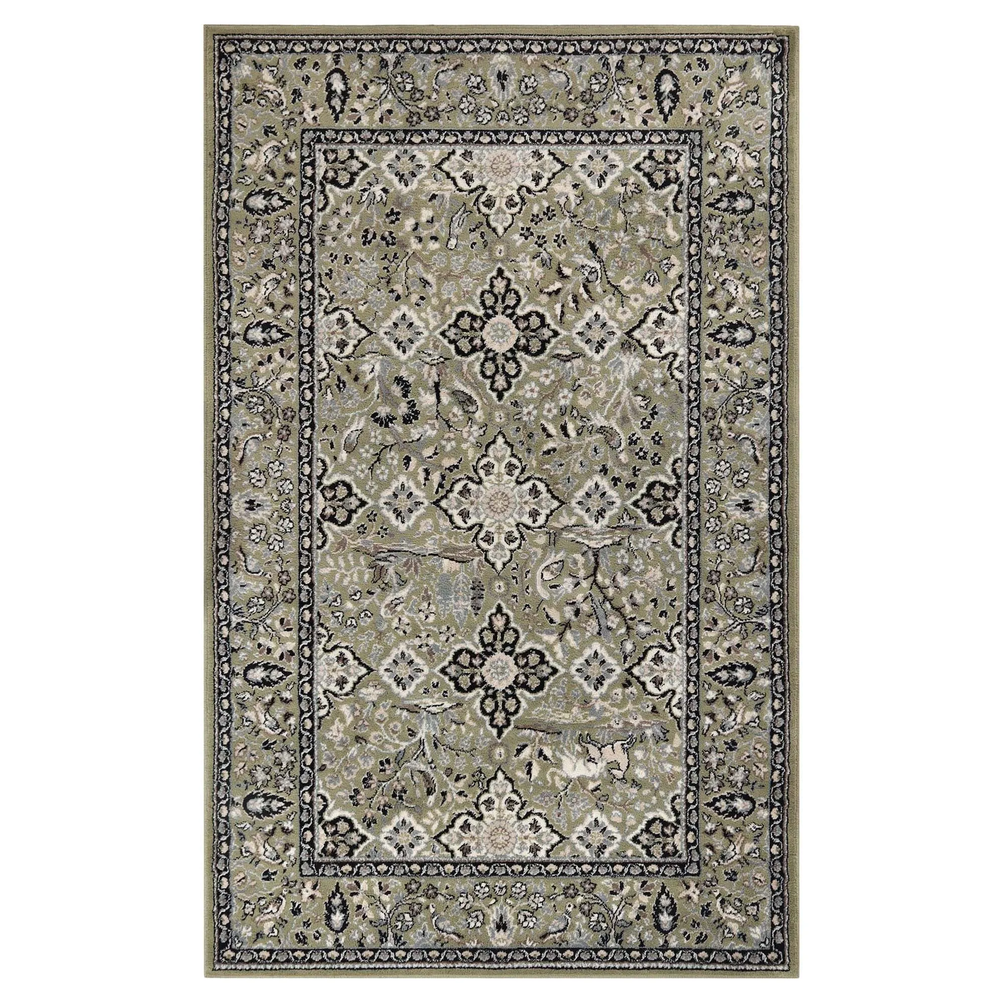 Superior Radcliffe Classic Floral Medallion Area Rug