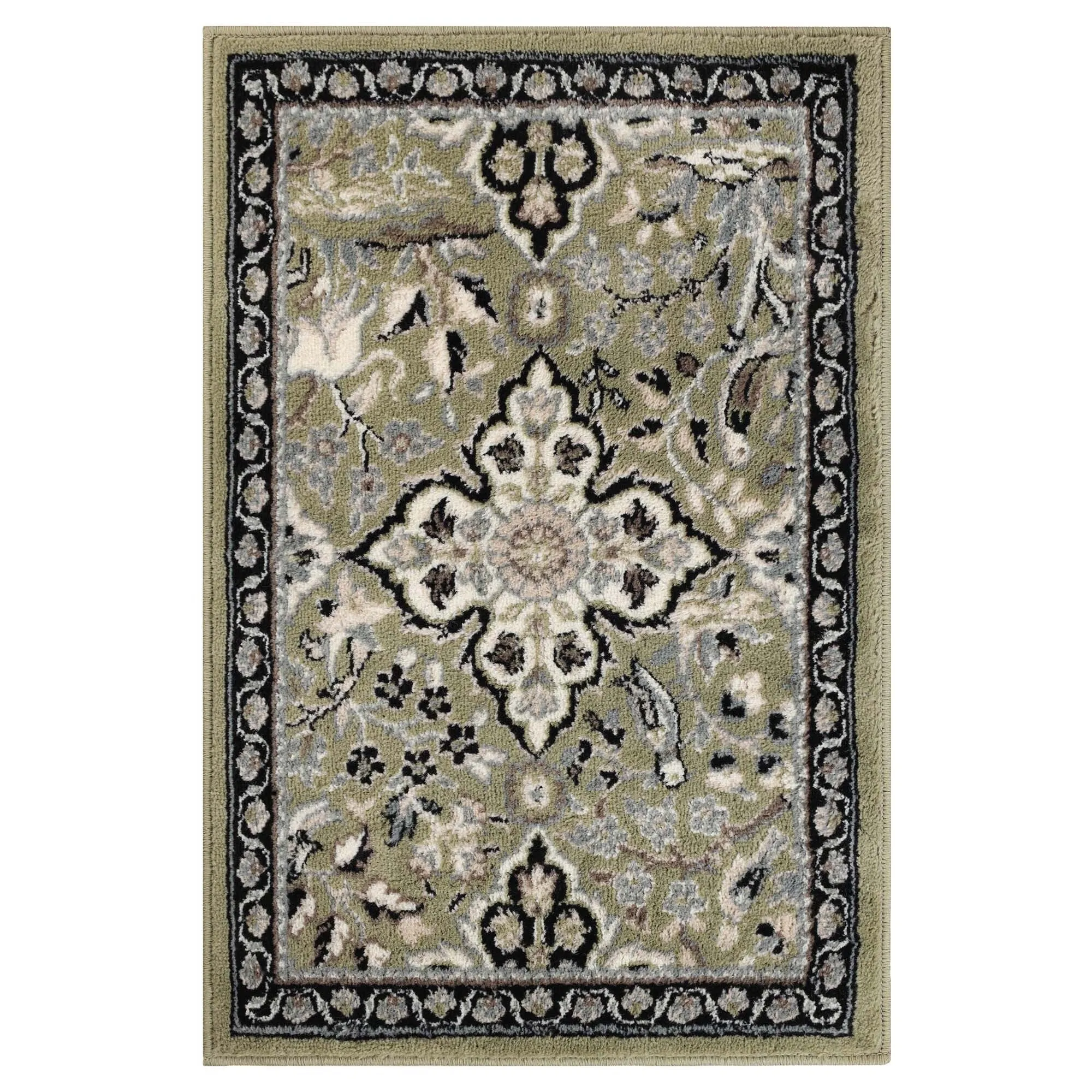 Superior Radcliffe Classic Floral Medallion Area Rug