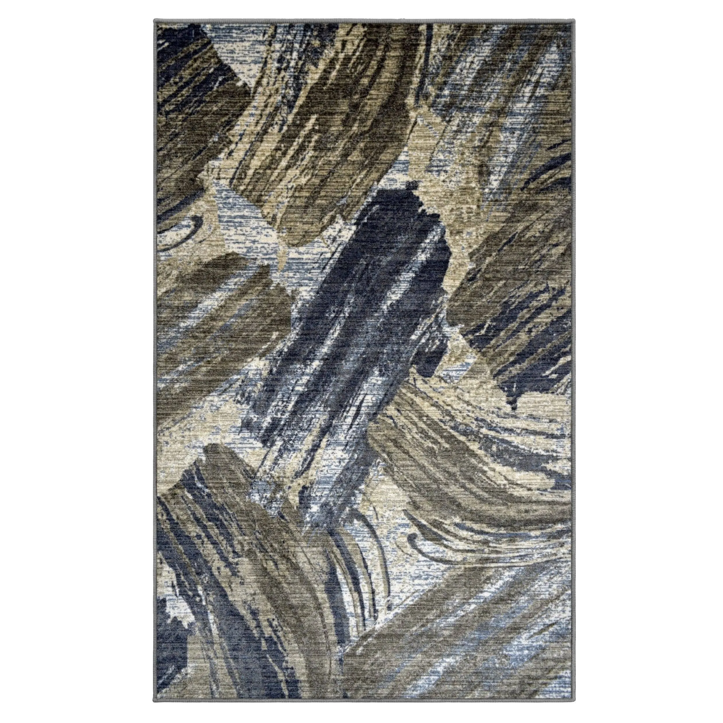 Superior Rivas Printed Non-Slip Washable Indoor Area Rug