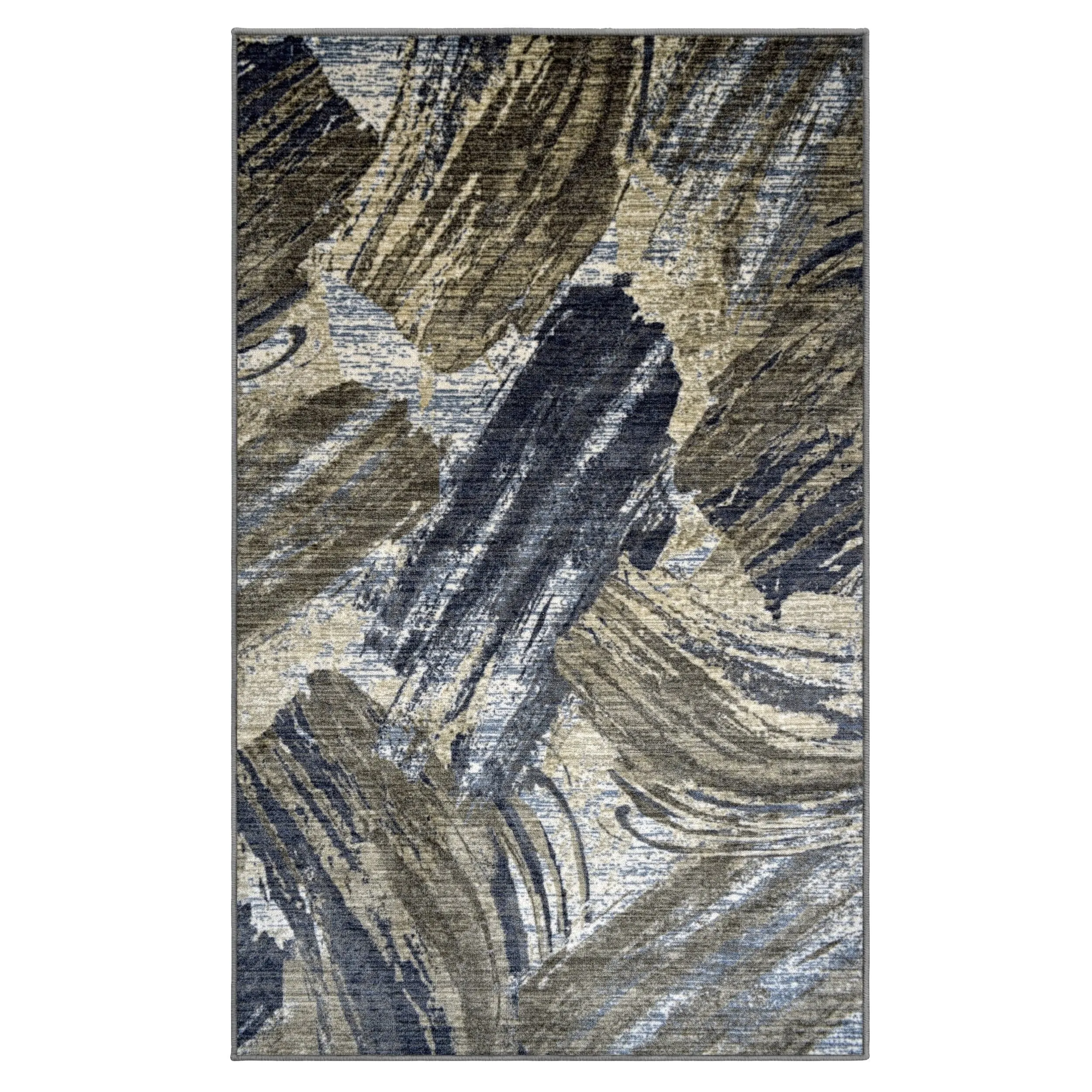 Superior Rivas Printed Non-Slip Washable Indoor Area Rug